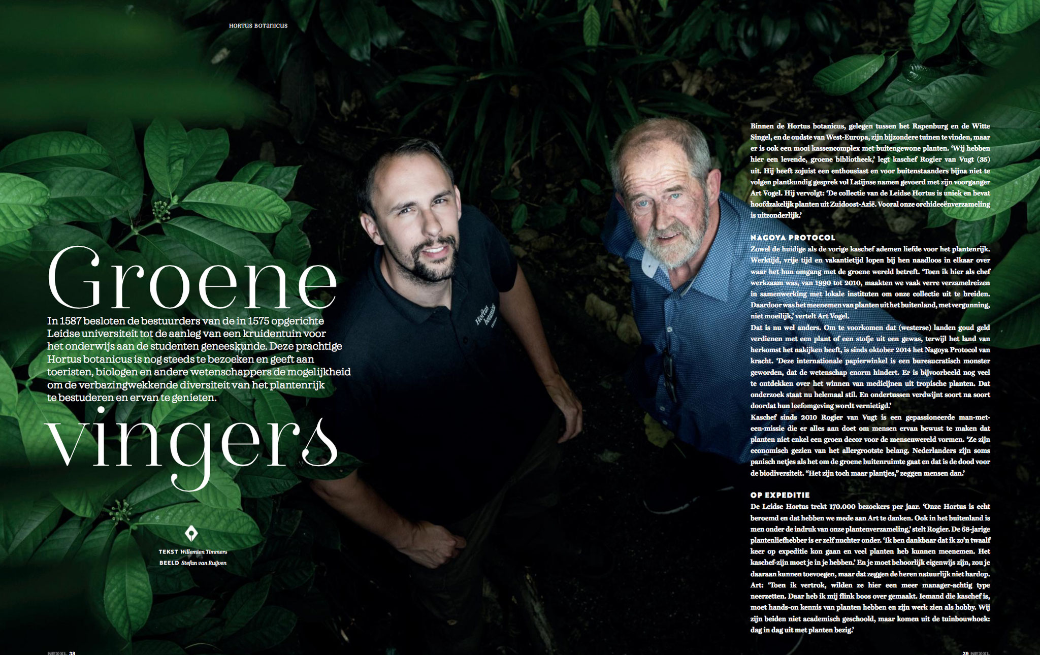 Interview, Hortus Botanicus, Hortus Leiden, Tropische tuin, Botanische tuin, publicatie, fotografie, photography, Rogie van Vugt, Art Vogel, NEX Magazine, XXL Magazine