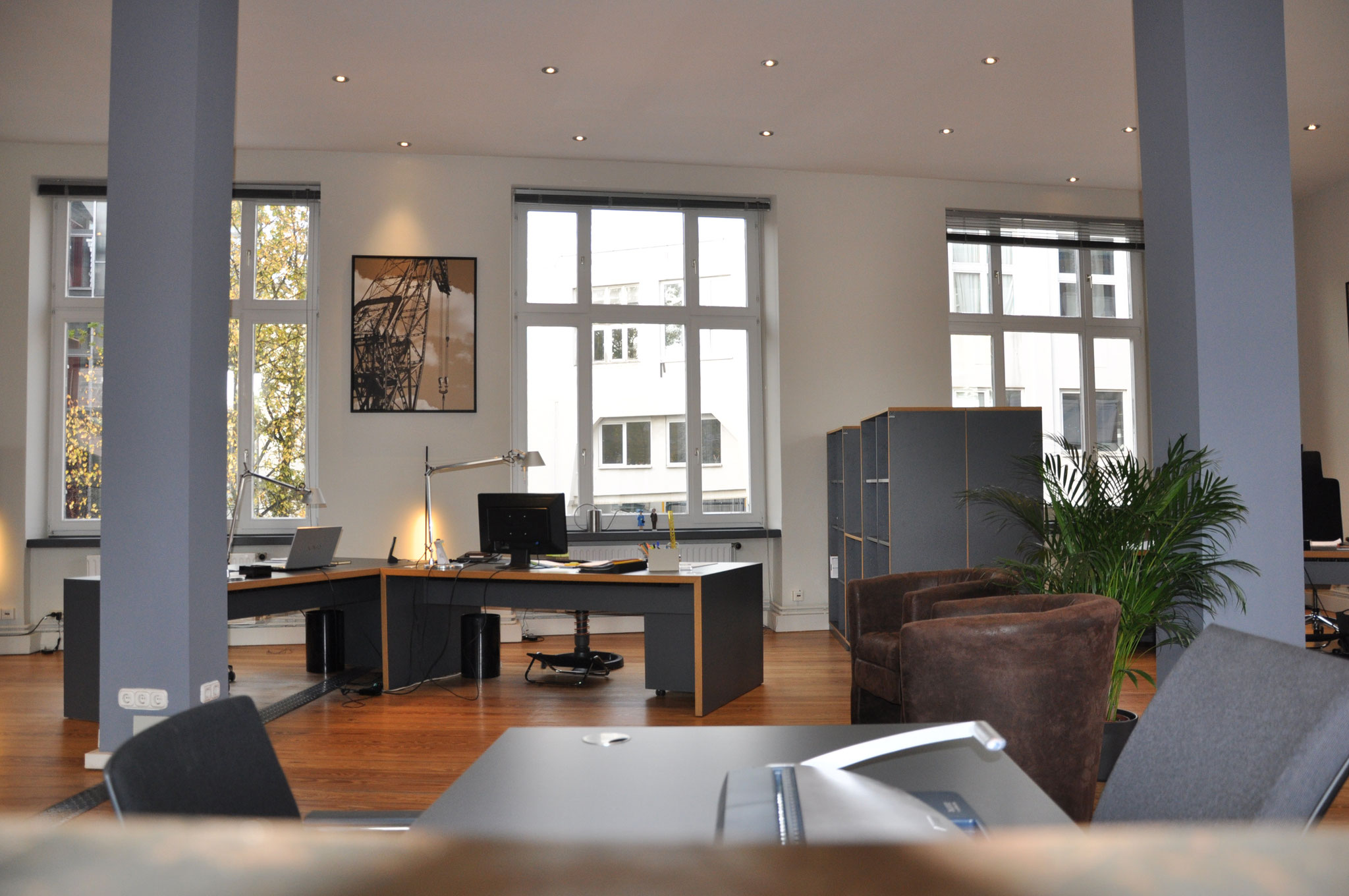 Büro Loft Großraumbüro Die Ferberei Home Staging Hamburg