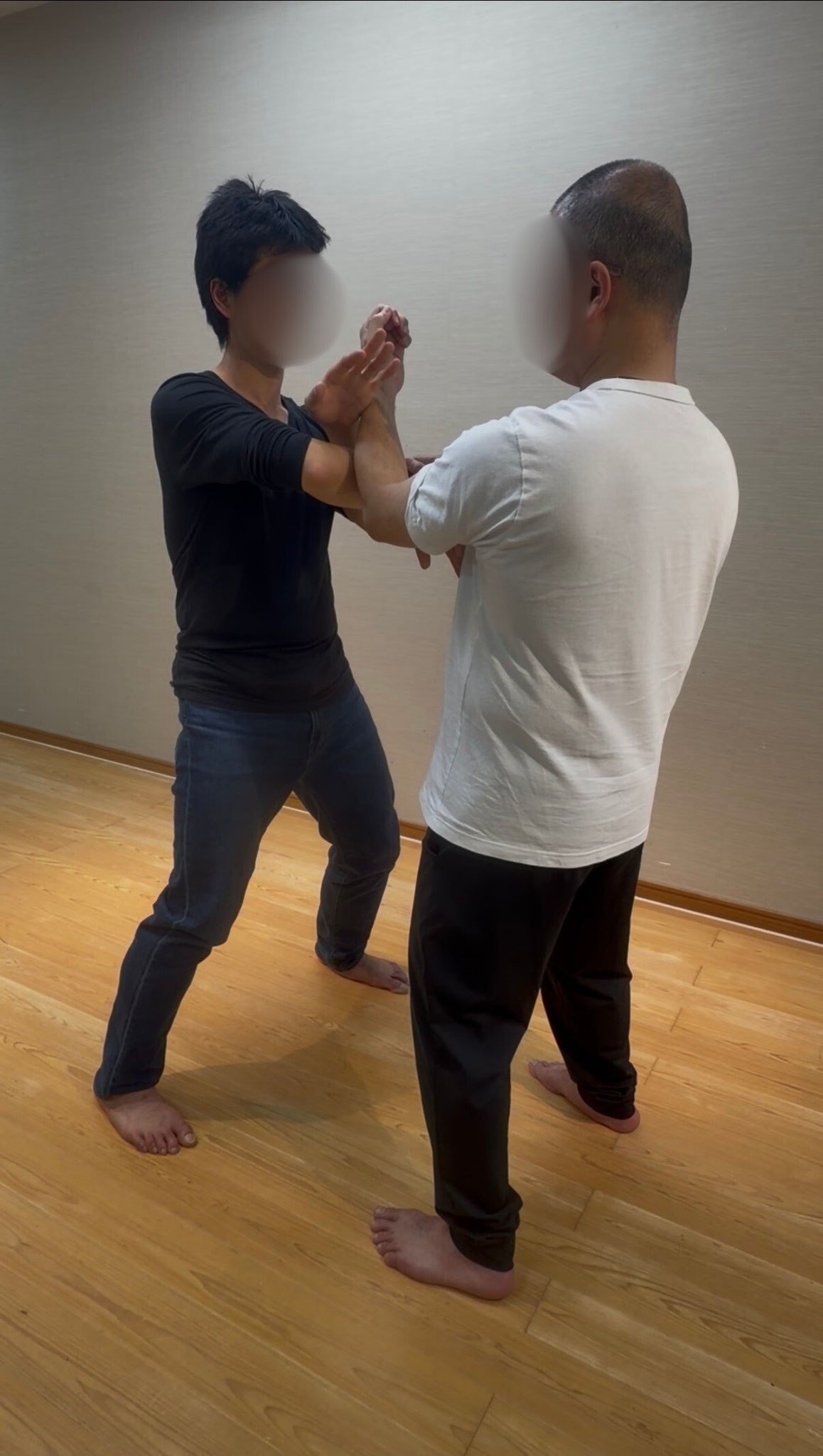 松山市 詠春拳 鍊武院 詠春拳の対人練習