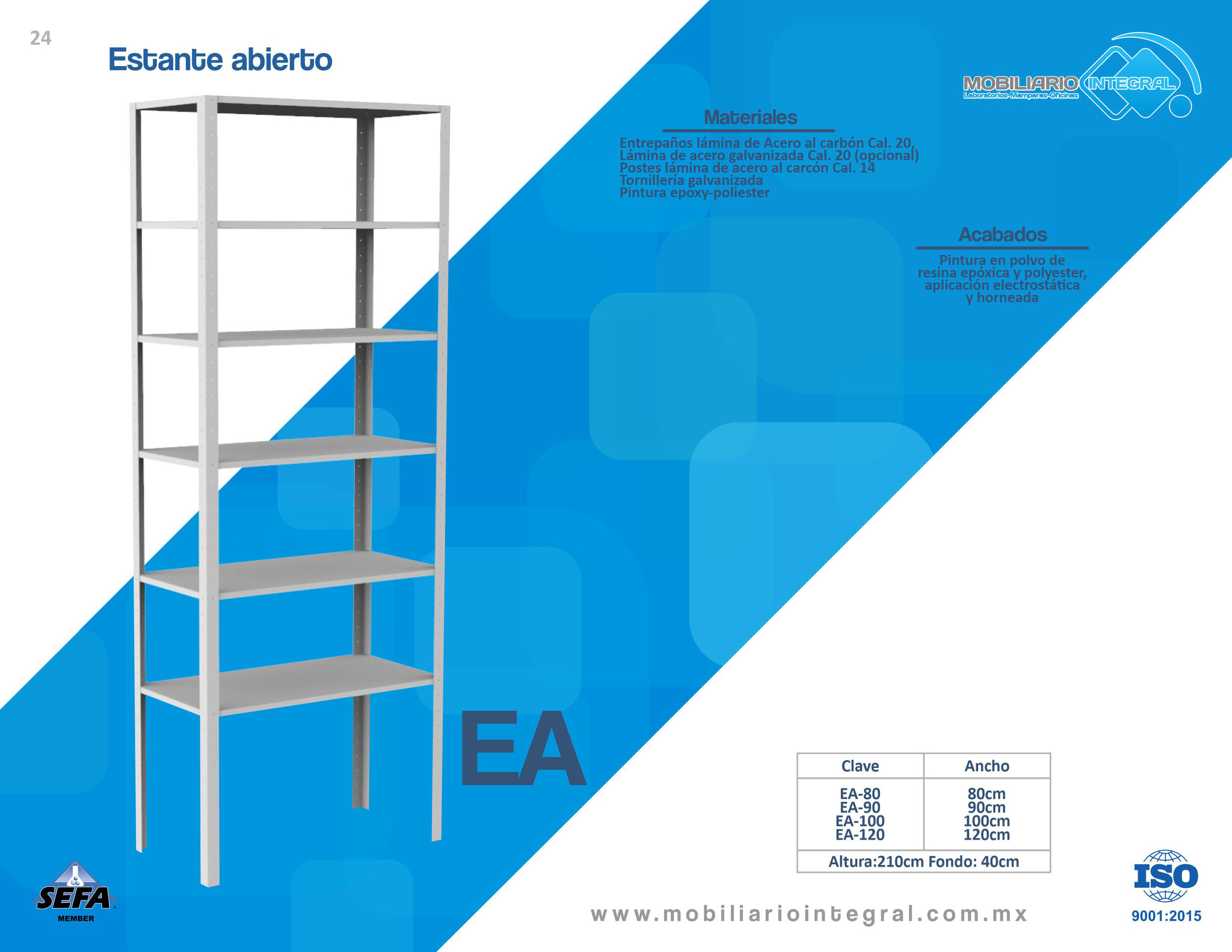 Estantes para laboratorio