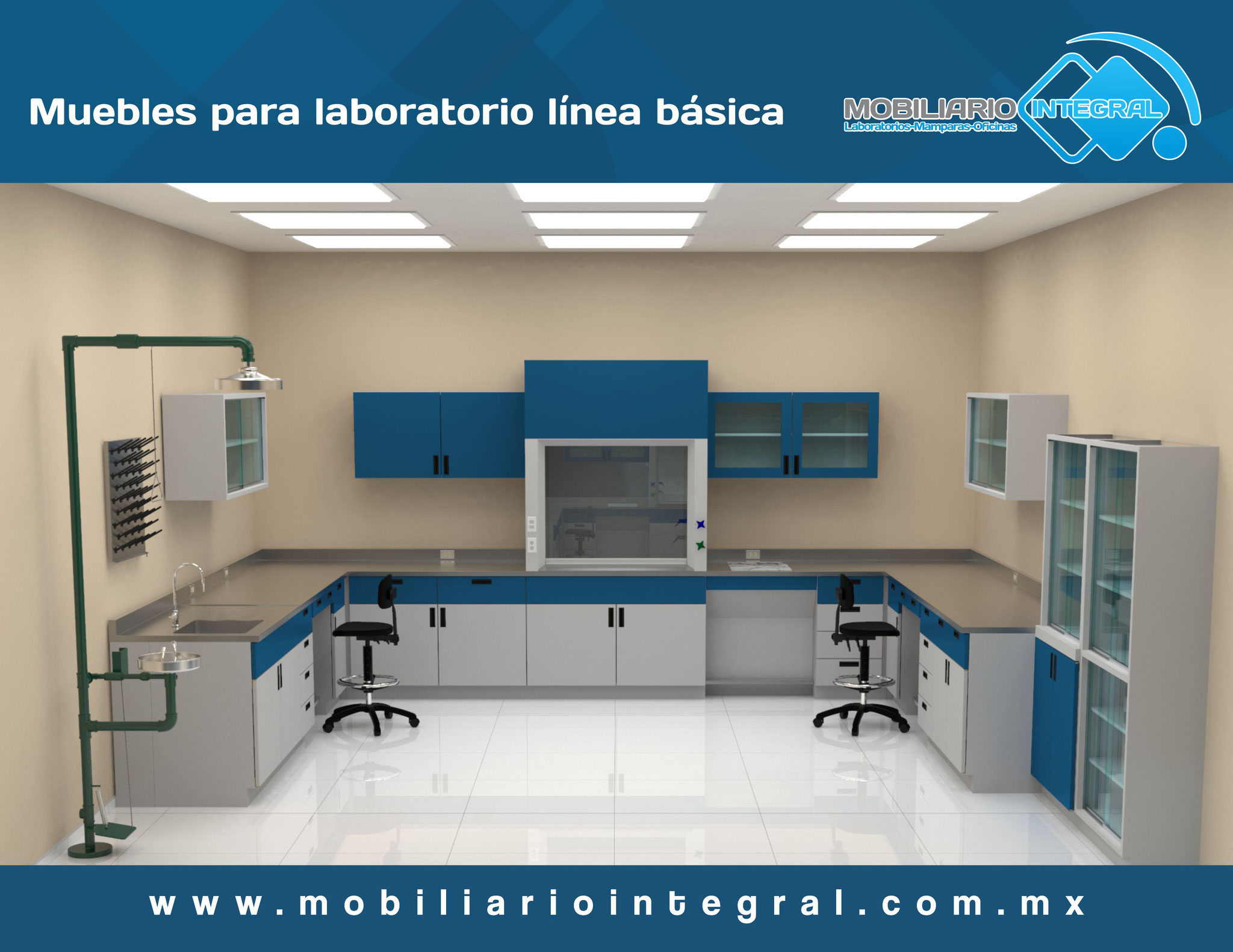 Muebles para laboratorio en Miramar