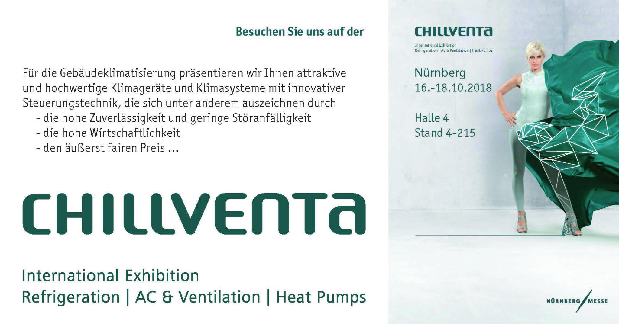 KRONE AG Chillventa Nürnberg Ausstellung 2018 