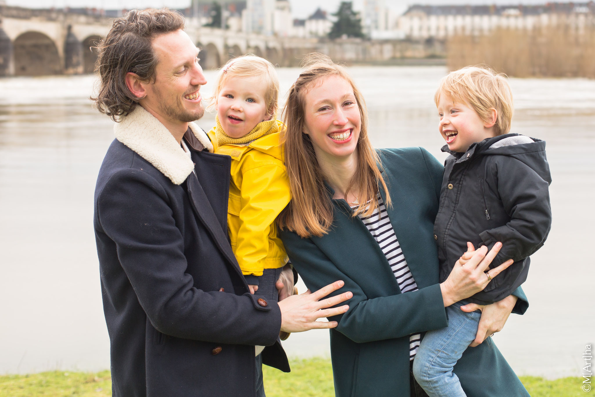 Cécile, Jean-Baptiste et leurs enfants - 2021