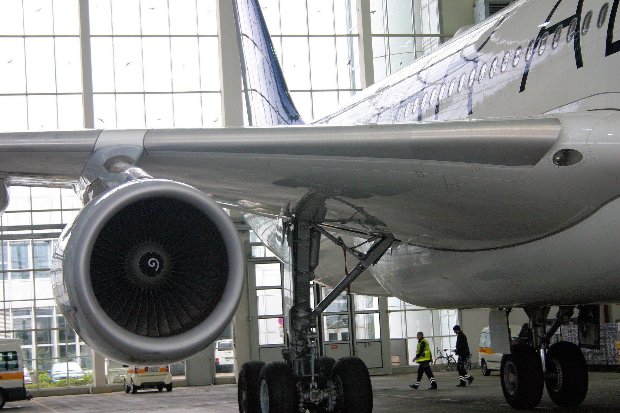 A340 im Hangar 