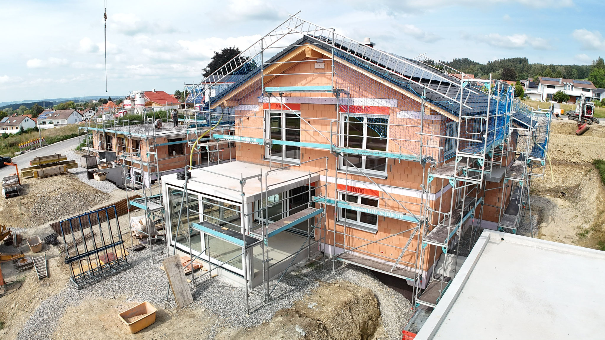 BV: Börwang schlüsselfertiges EFH ohne Keller mit Doppelgarage 
