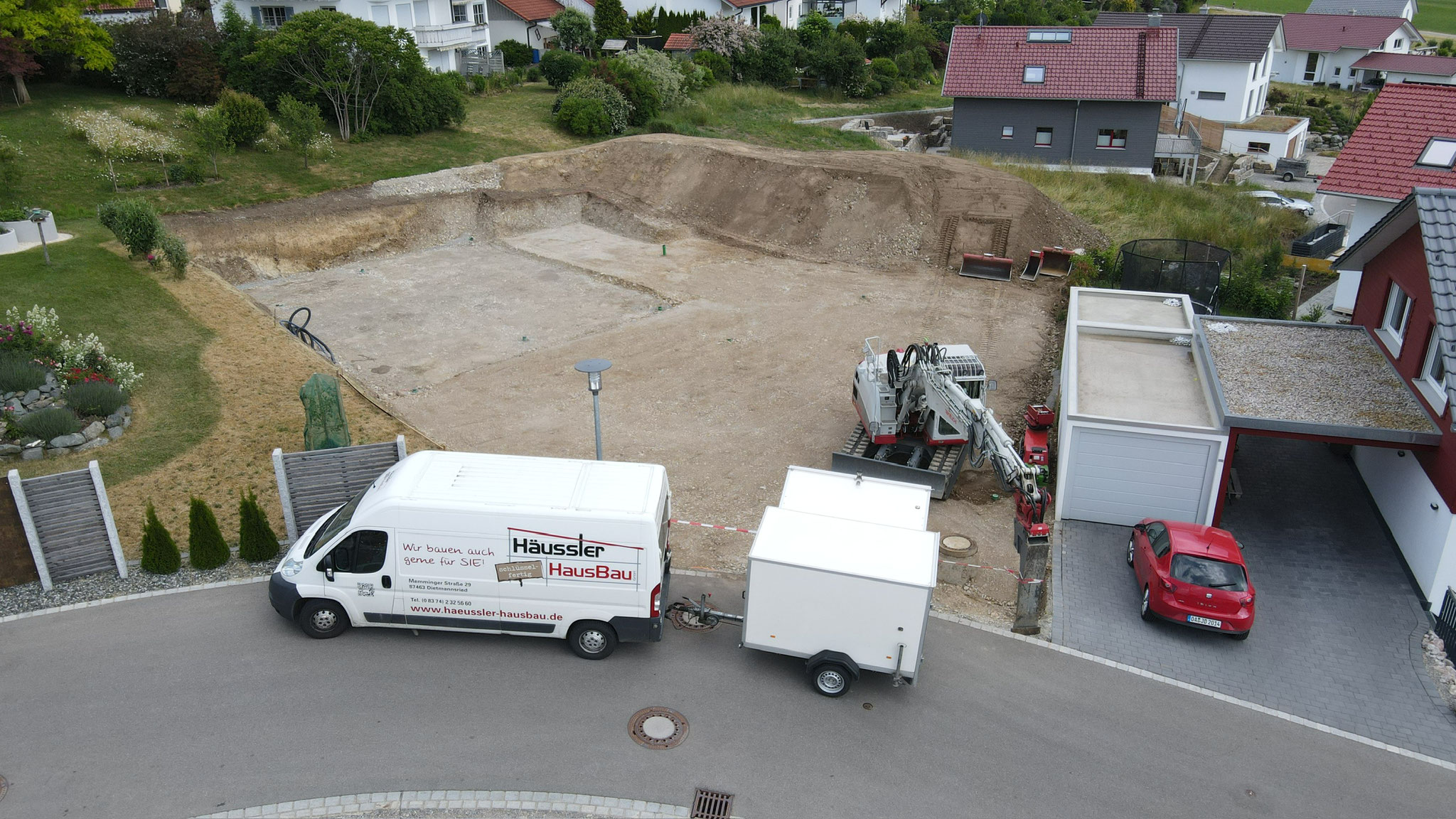 BV: Haldenwang Schlüsselfertiges EFH mit Doppelgarage und Carport