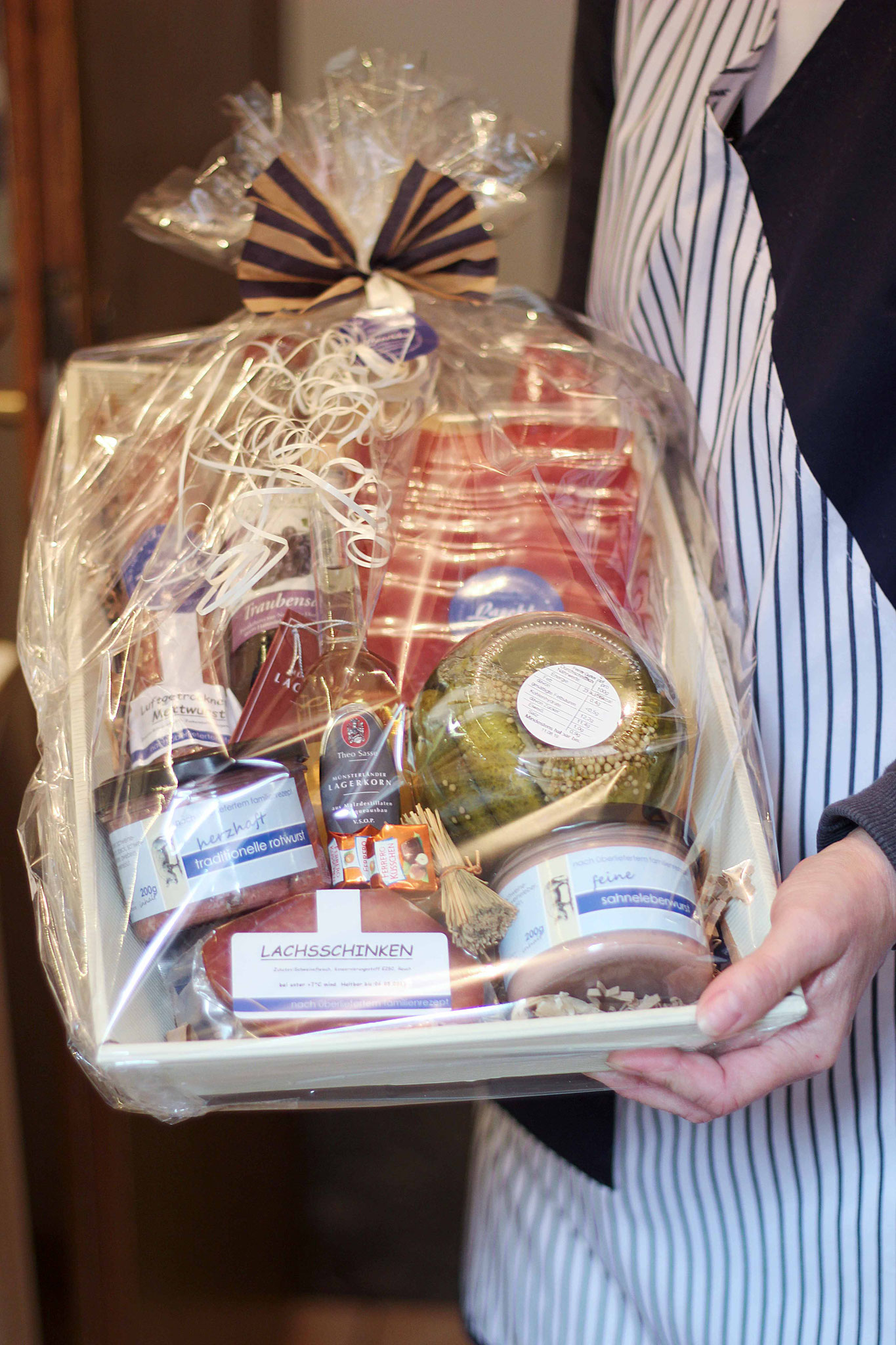 Fleischerei Laschke Geschenkkorb – handgemacht, regional, traditionell
