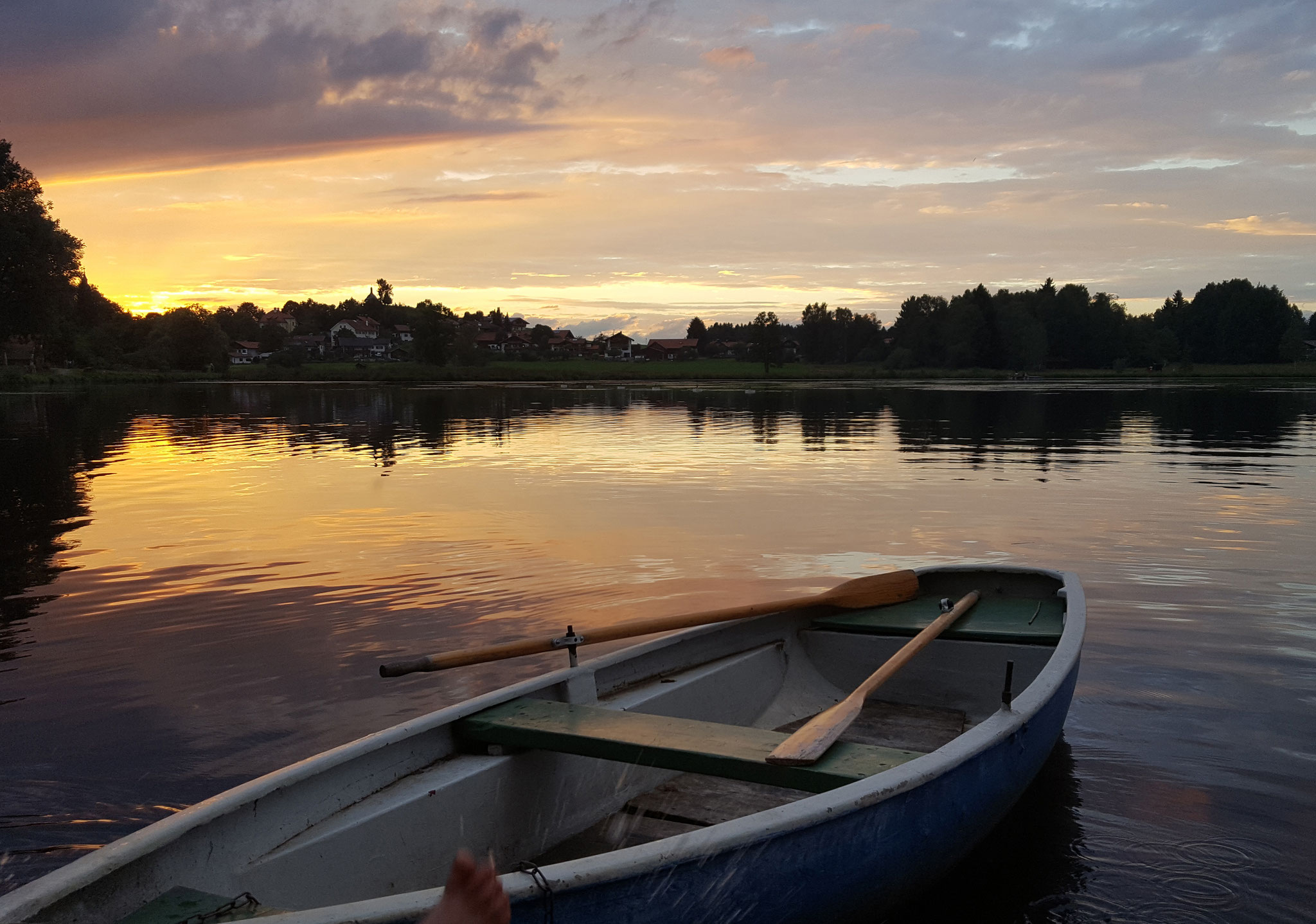 Romantischer Sonnenuntergang