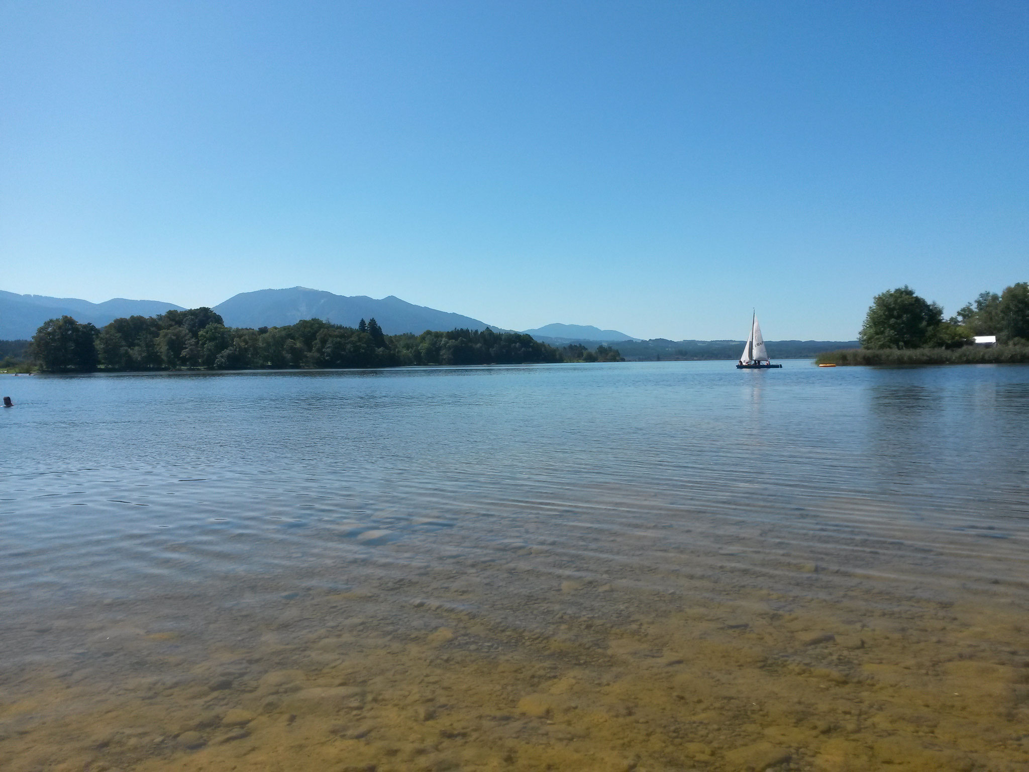 Staffelsee mit Insel