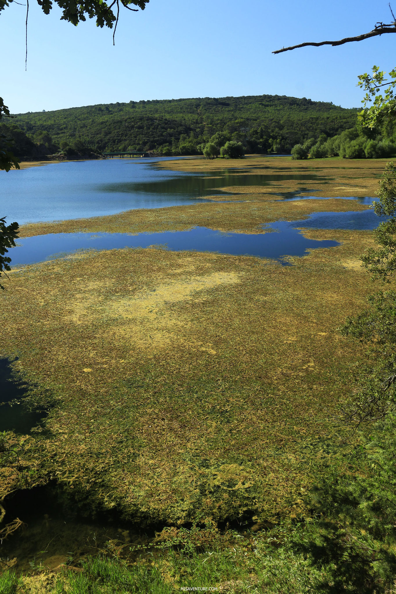 LE LAC DE CARCES ET CHUTES DU CARAMY. BALADE EN PROVENCE.FRANCE