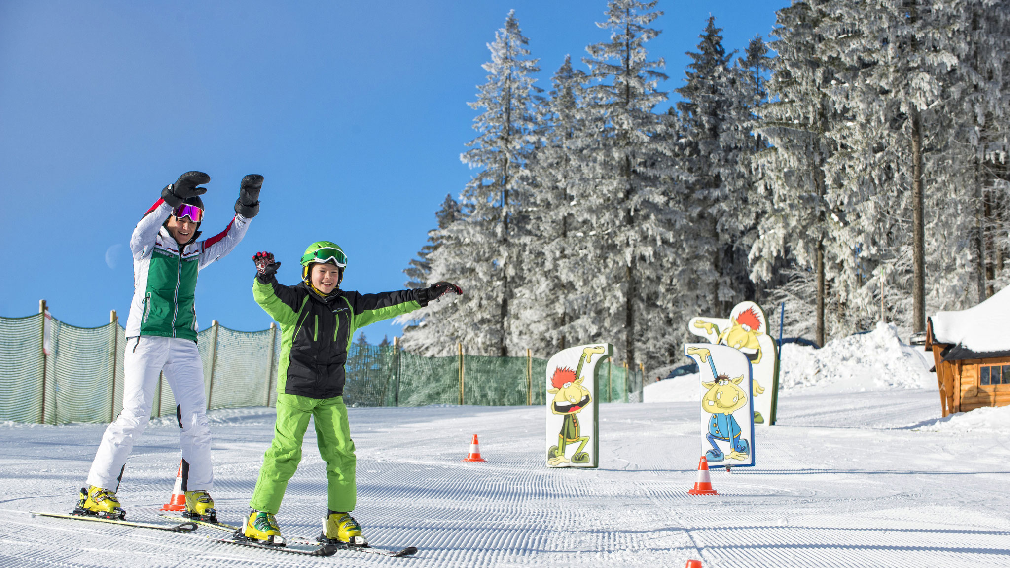 Skilaufen lernen bei Profis  - die Skischule (c) OÖ Tourismus GmbH | Erber