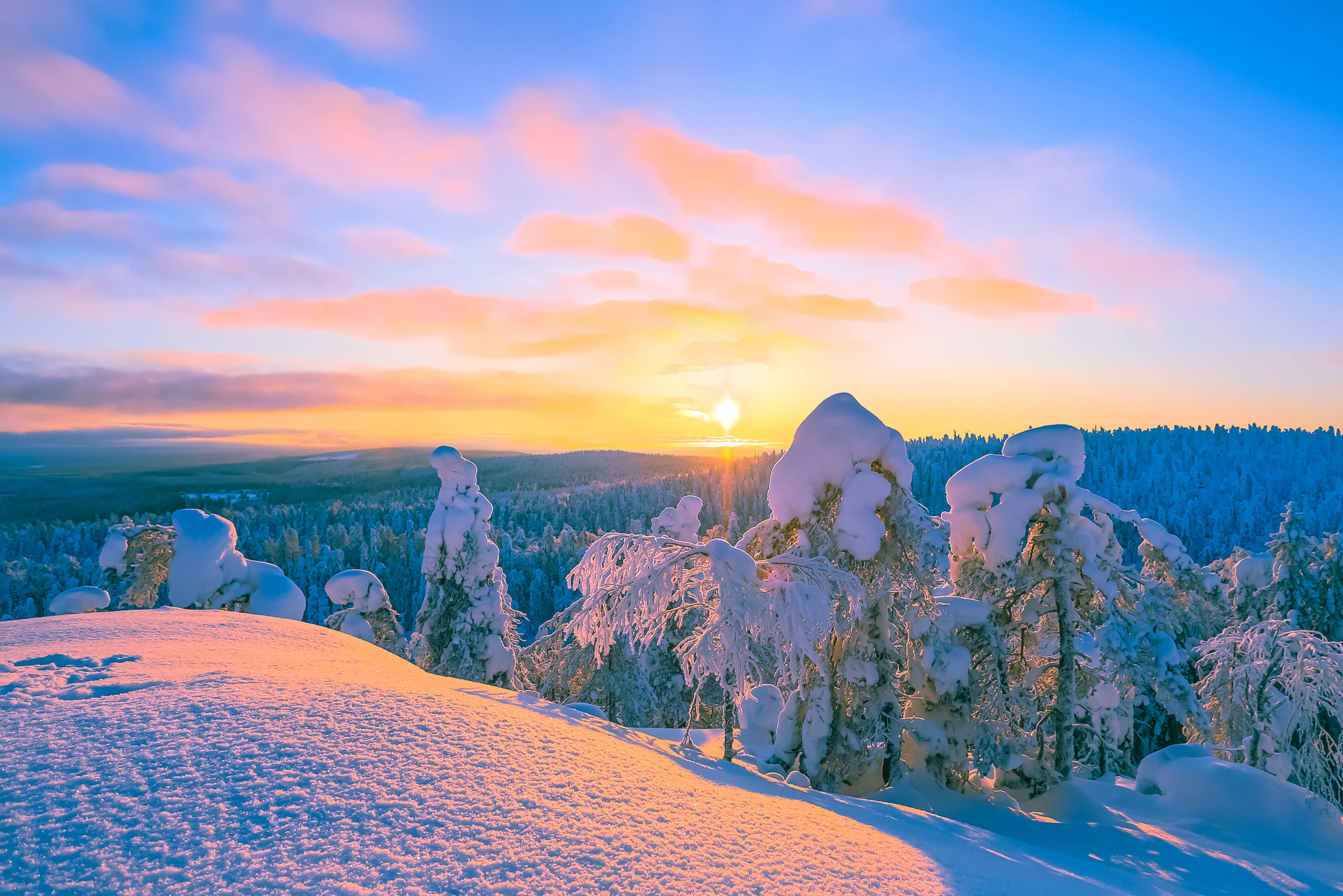 Abenteuer-Winterwoche in Finnisch Lappland