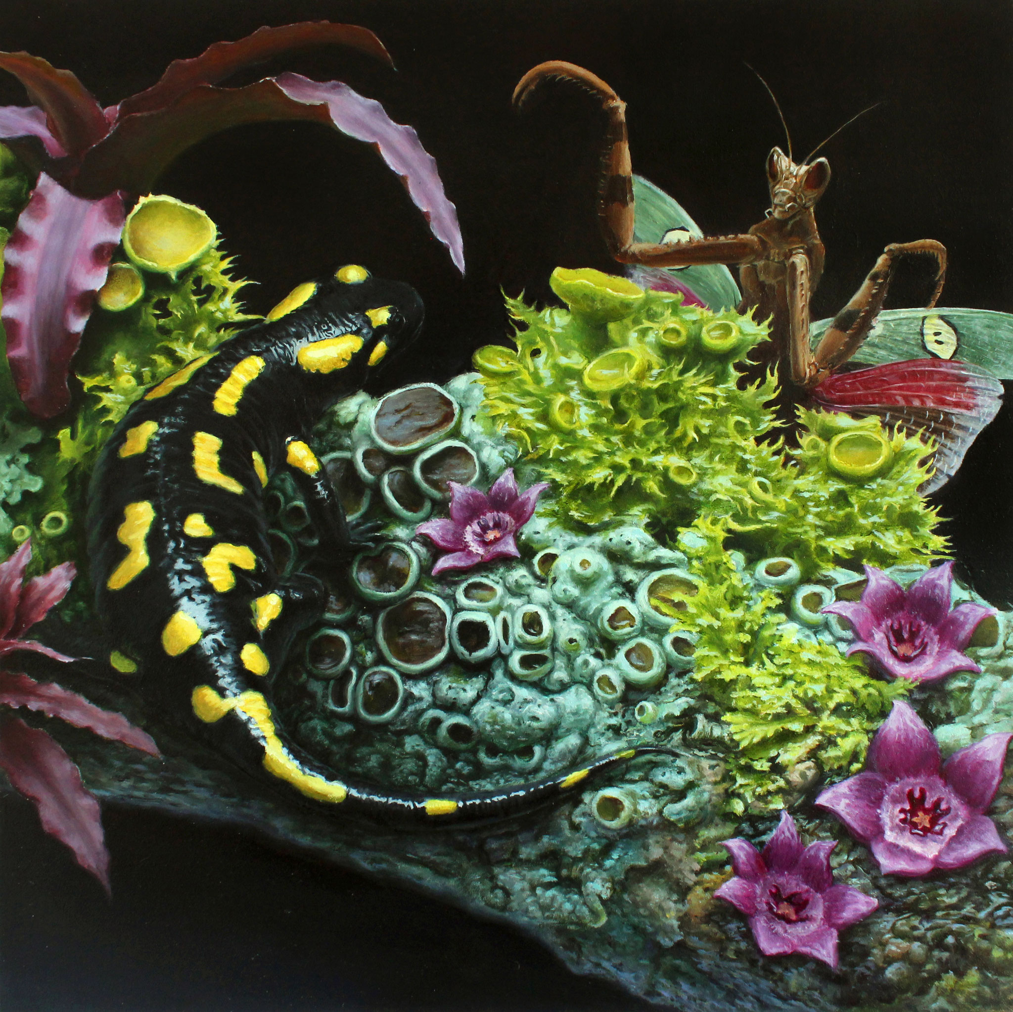 "Nocturne II" Oil on Panel, 20x20cm, 2023