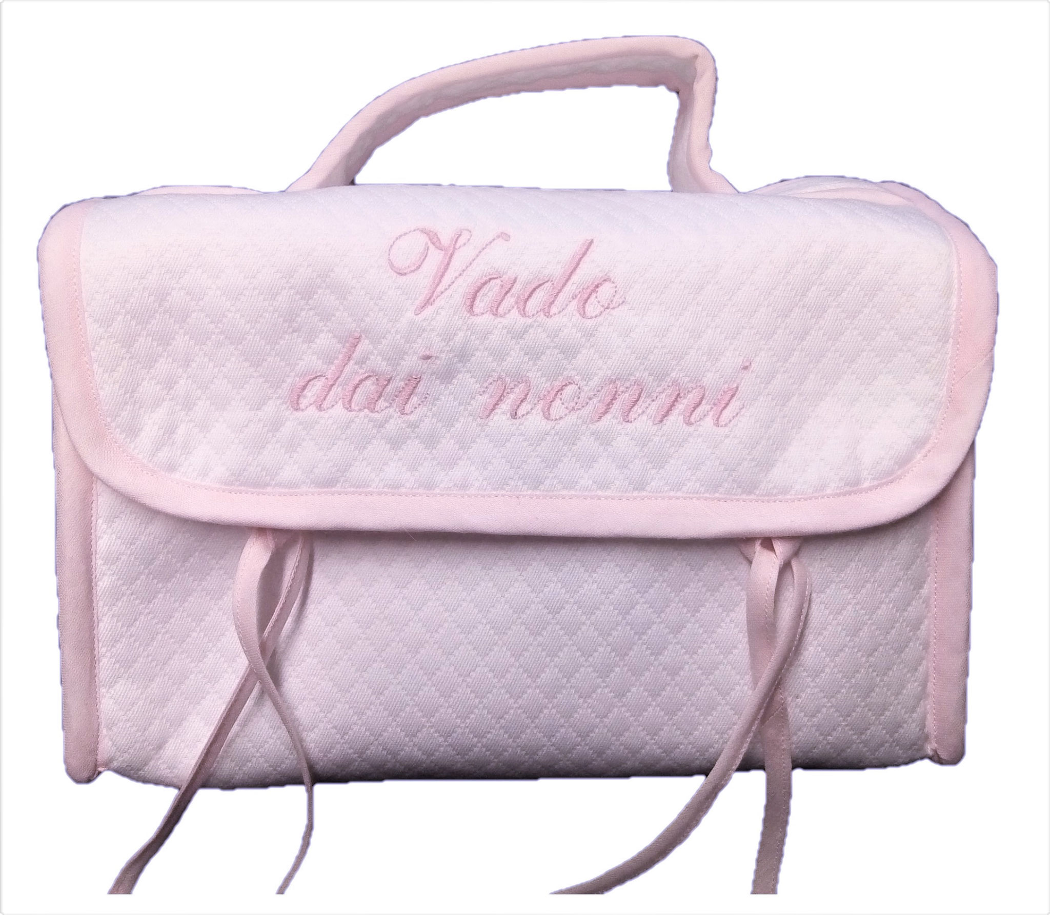 borsa baby vado dai nonni rosa