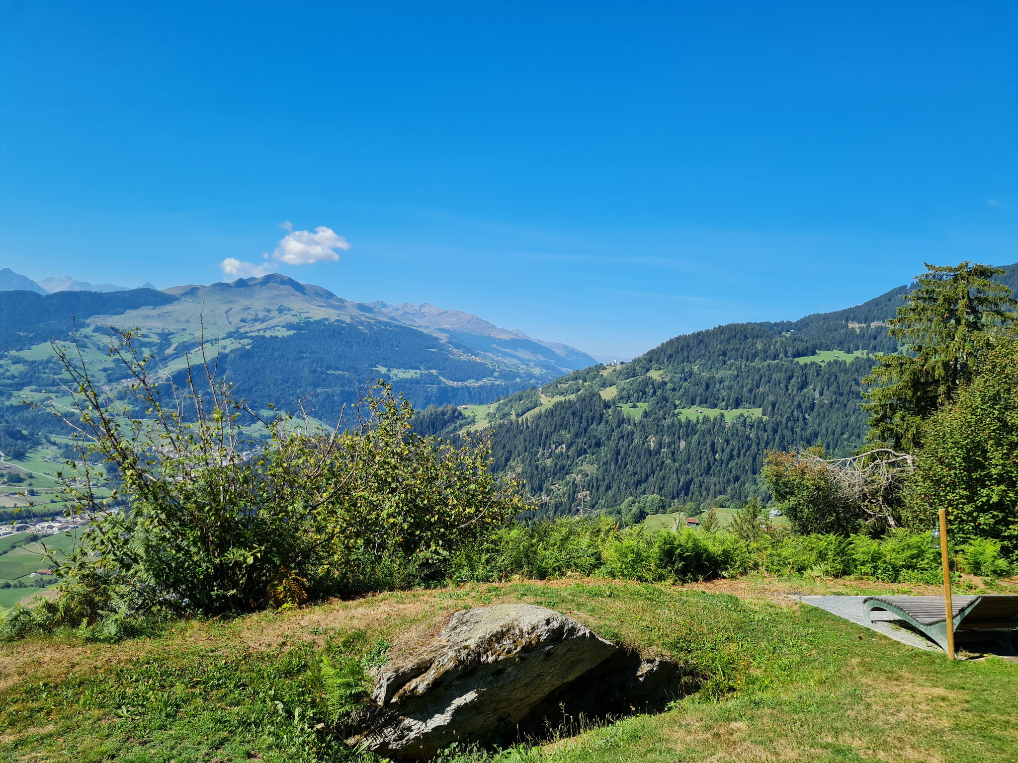 eindrückliches Bergpanorama sehen
