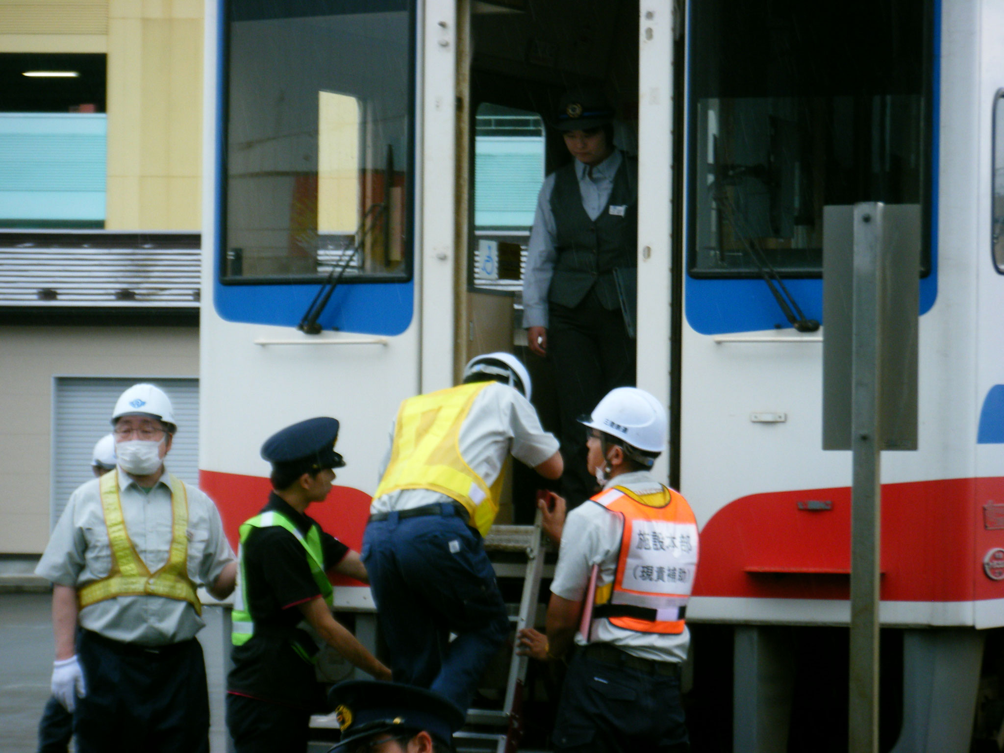 乗客降車