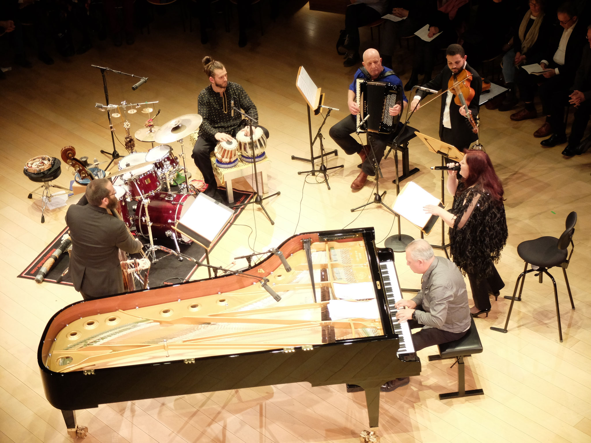Mit Robert Landfermann, Bodek Janke, Jasser Haj Youssef, Dima Orsho und Salman Gambarov, Boulez-Saal Berlin