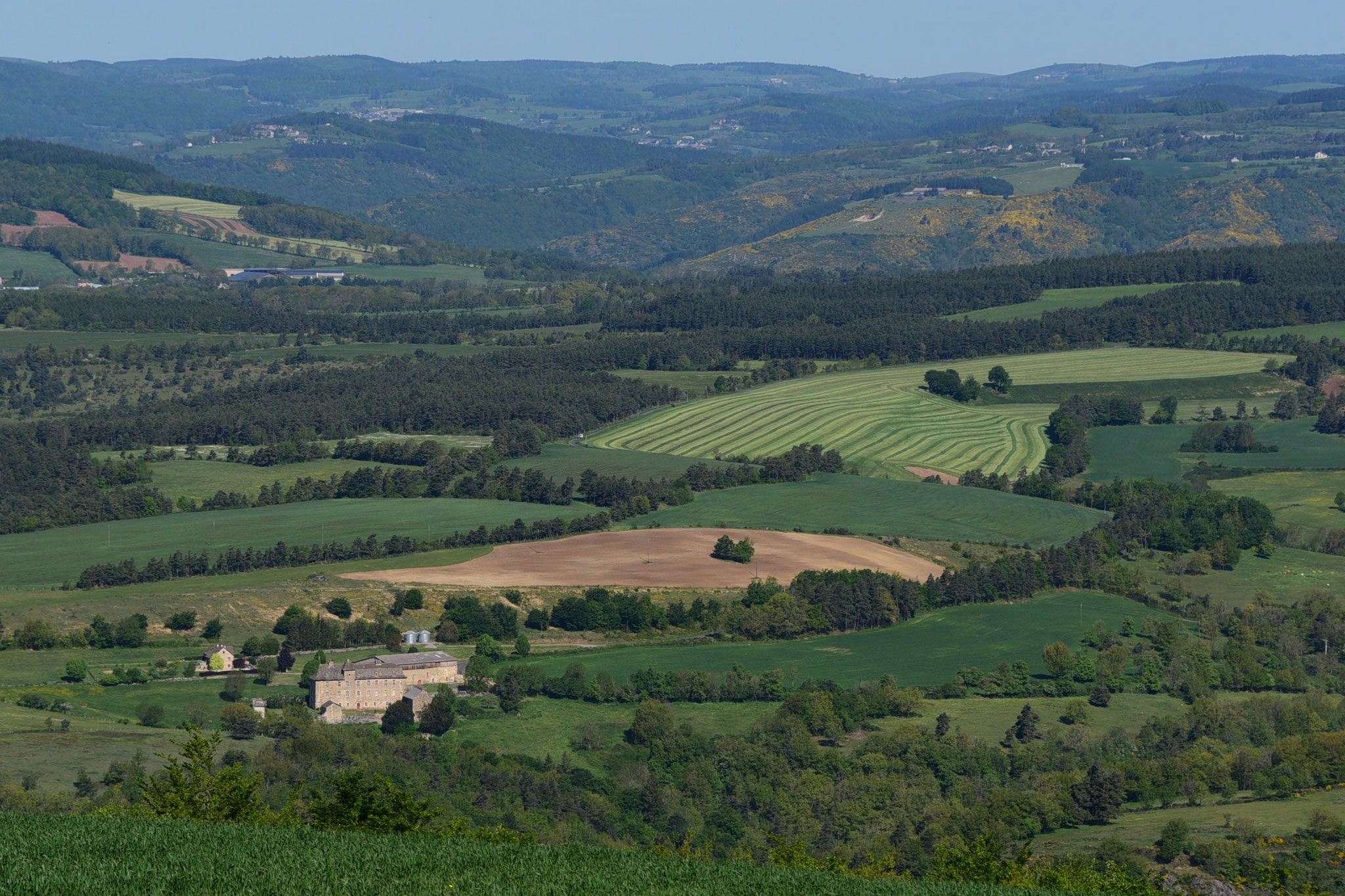 Domaine de Cougoussac en contrebas