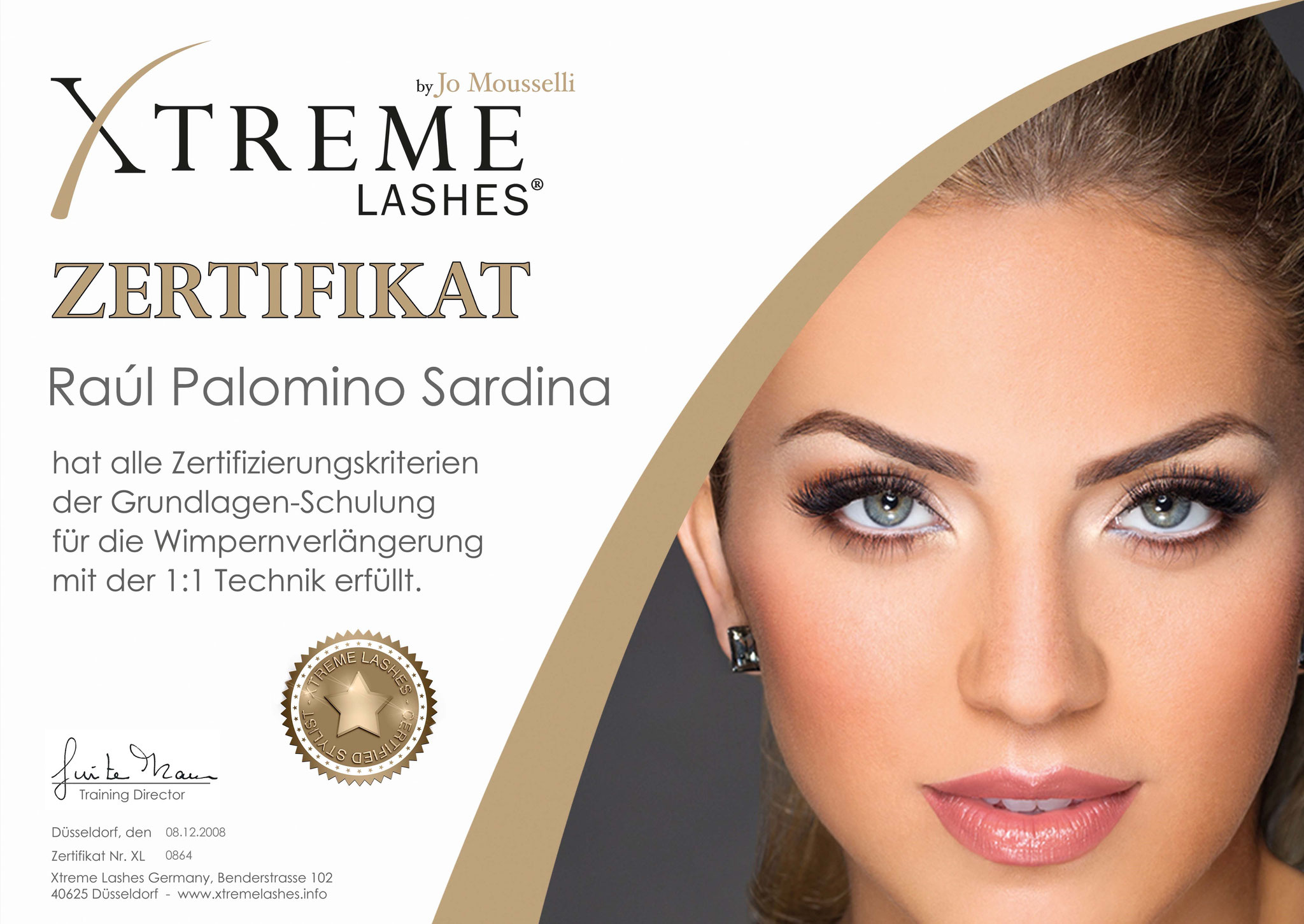 Xtreme Lashes® Zertifikat Basis-Schulung