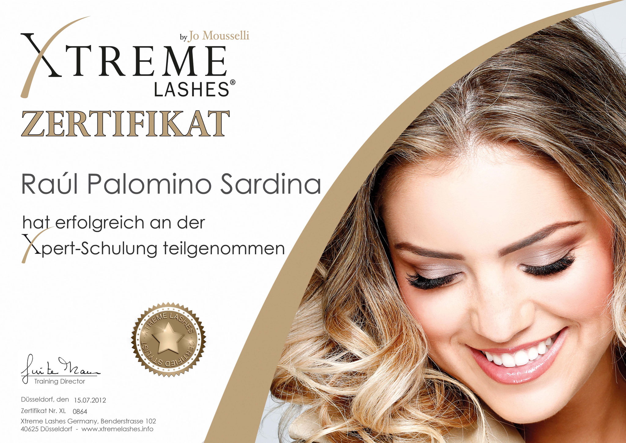 Xtreme Lashes® Zertifikat Xpert-Schulung