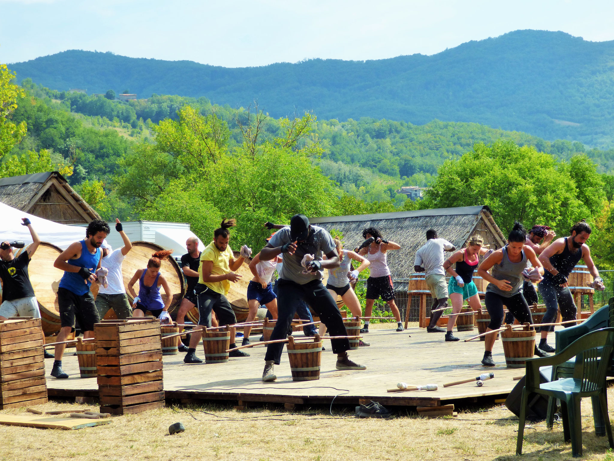 prove generali di Cant'ieri Festival Parco Archeologico Travo (PC)