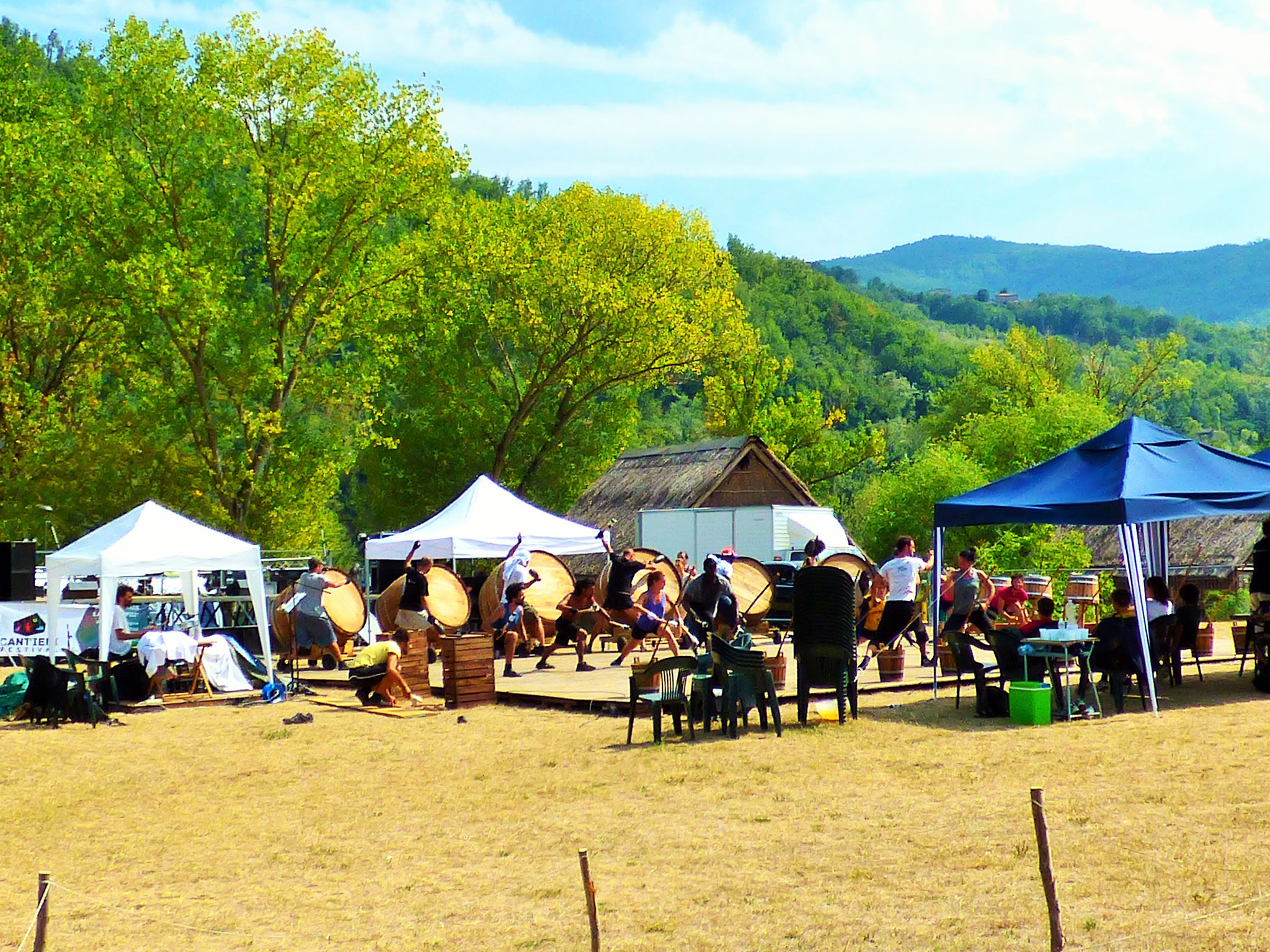 prove generali di Cant'ieri Festival Parco Archeologico Travo (PC)