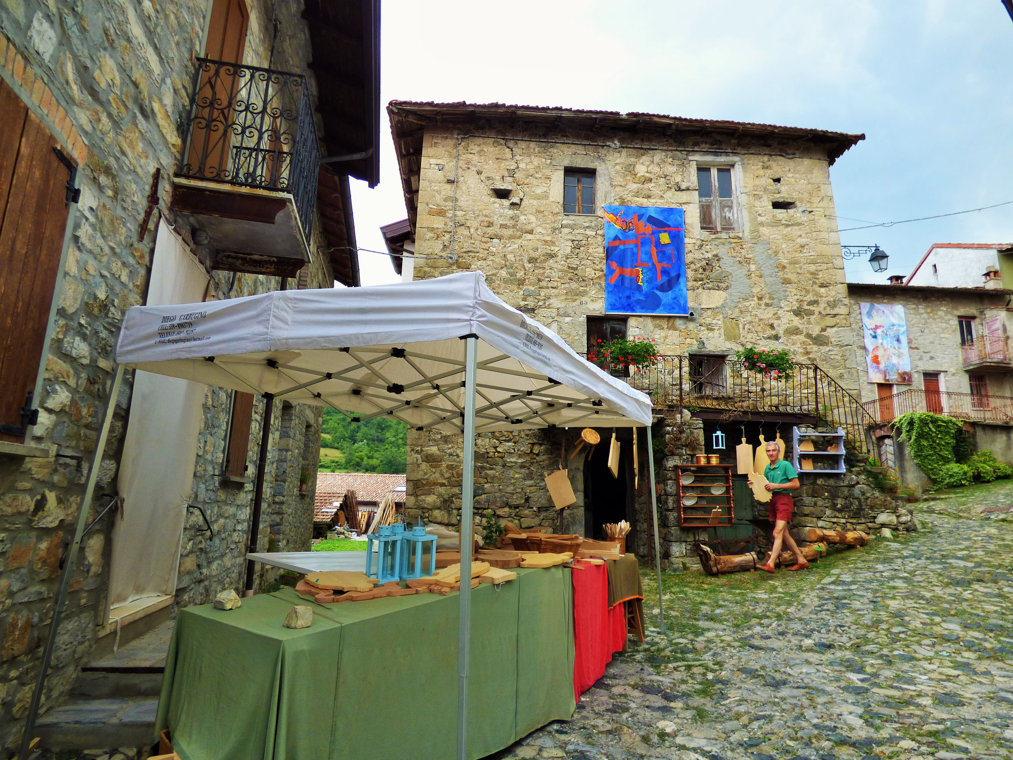   Cerignale (PC)    Mercatino nelle Cantine 2018 - 10-11-12 agosto   esposizioni Artistiche e artigianali
