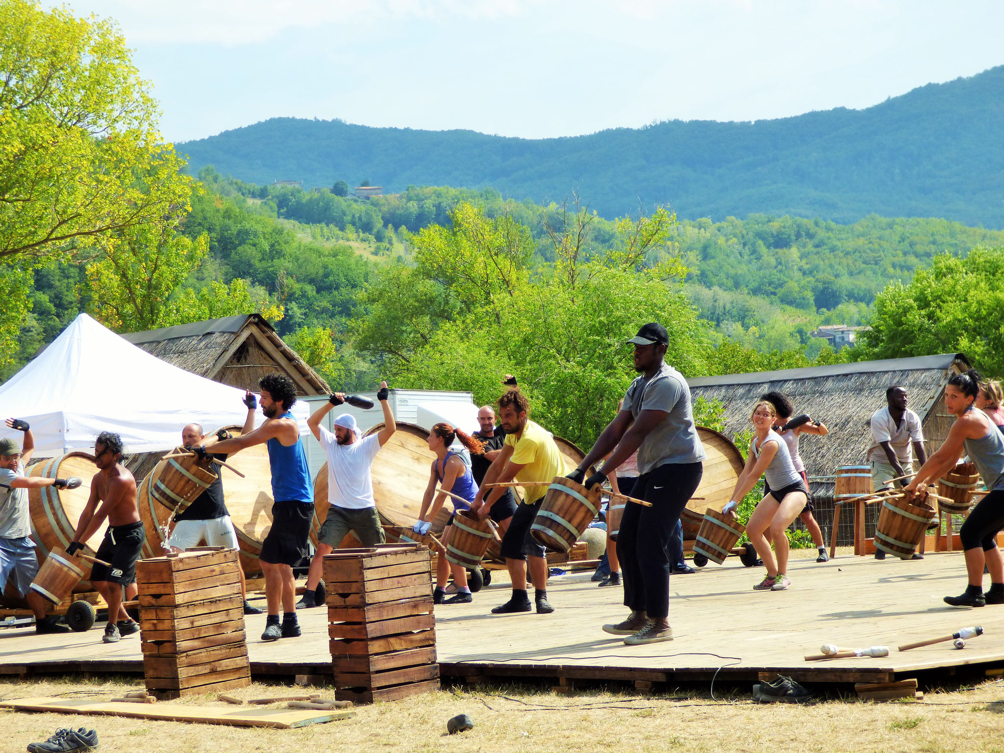 prove generali di Cant'ieri Festival Parco Archeologico Travo (PC)