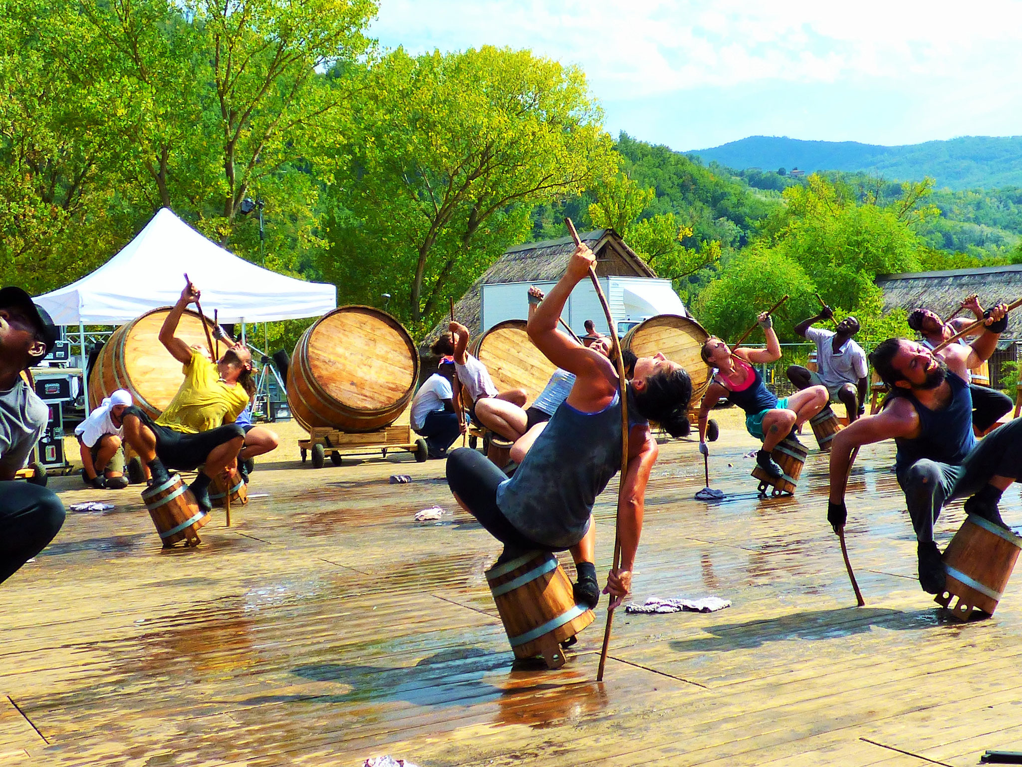 prove generali di Cant'ieri Festival Parco Archeologico Travo (PC)