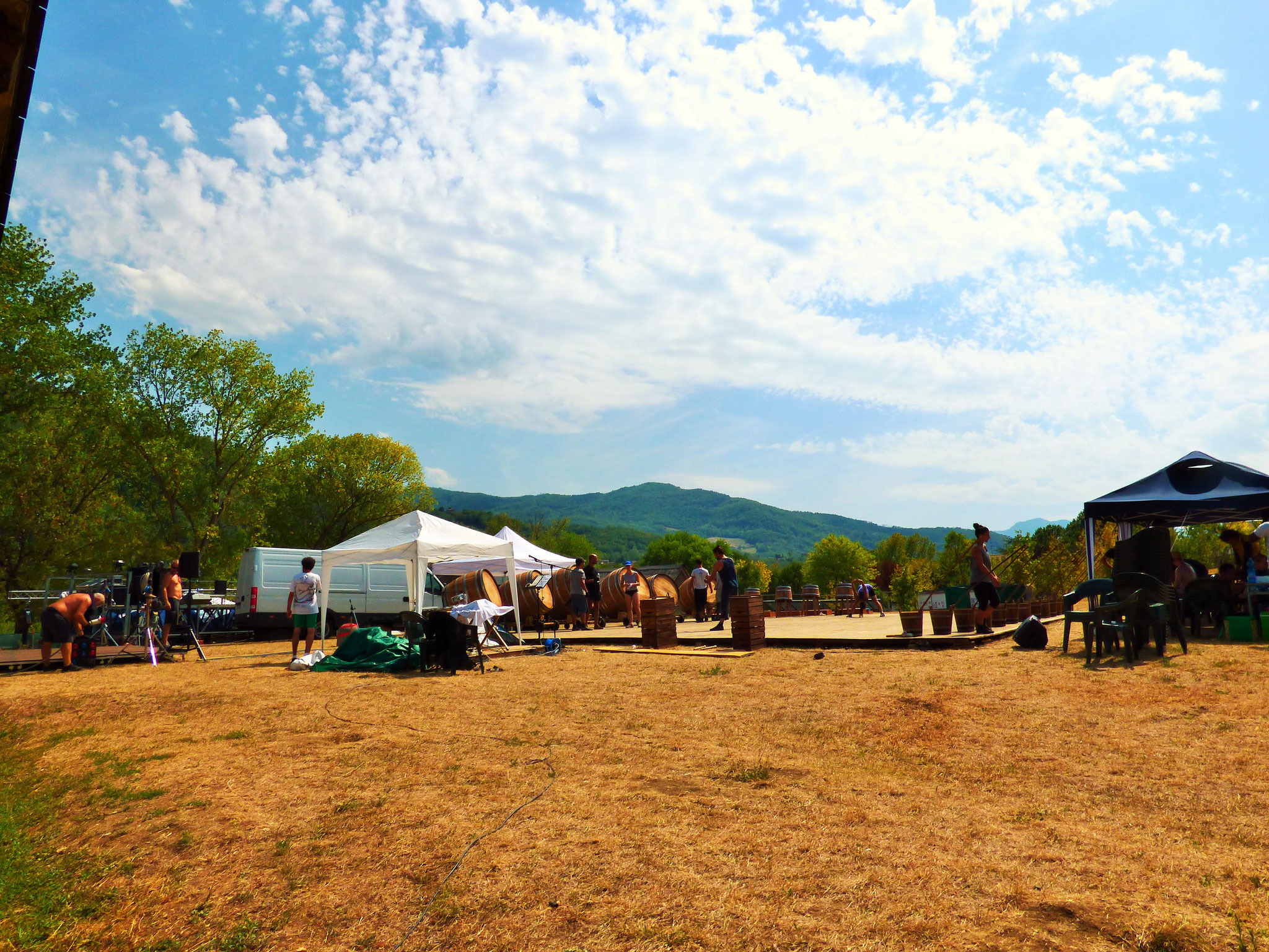 prove generali di Cant'ieri Festival Parco Archeologico Travo (PC)