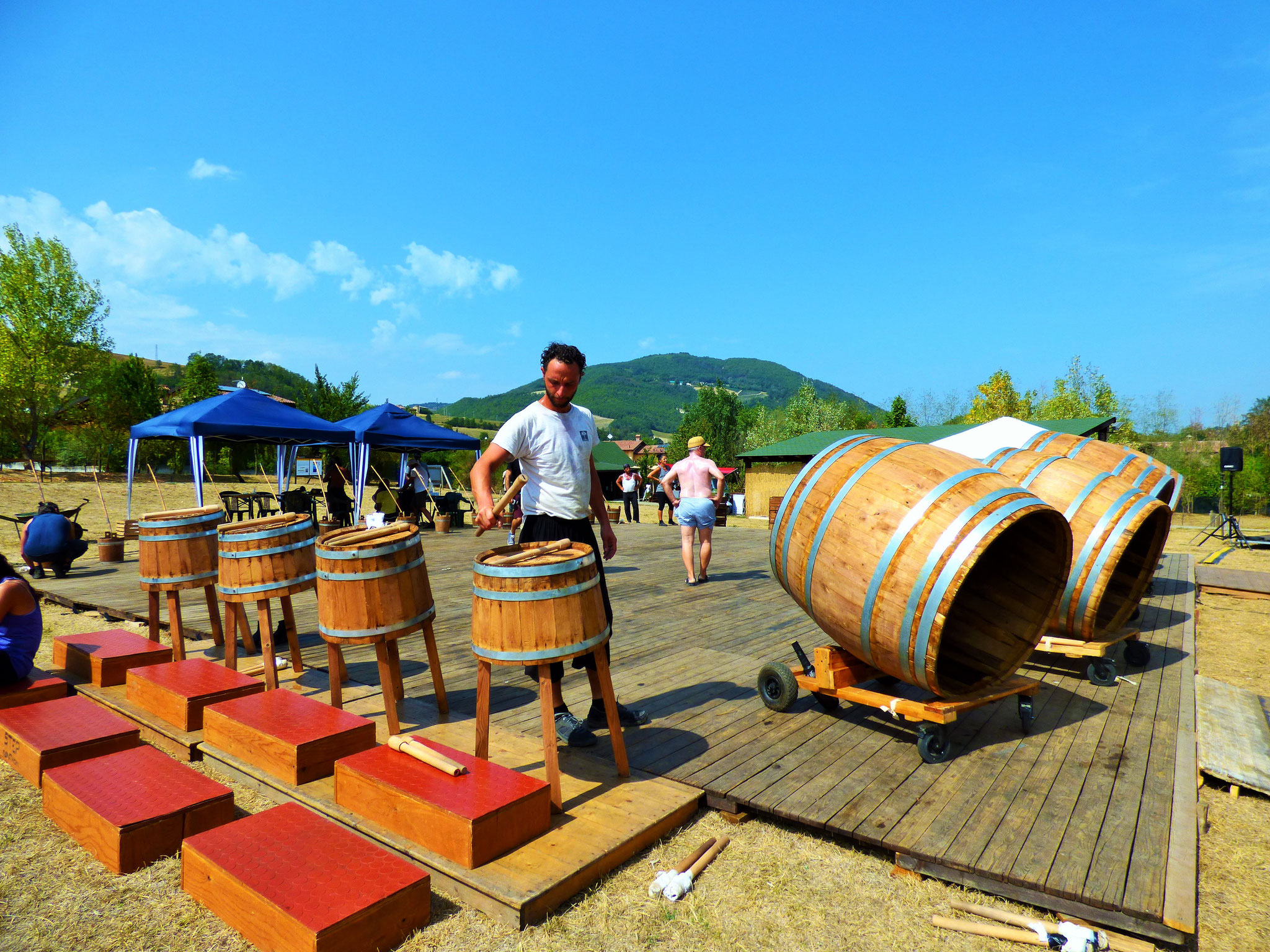 prove generali di Cant'ieri Festival Parco Archeologico Travo (PC)