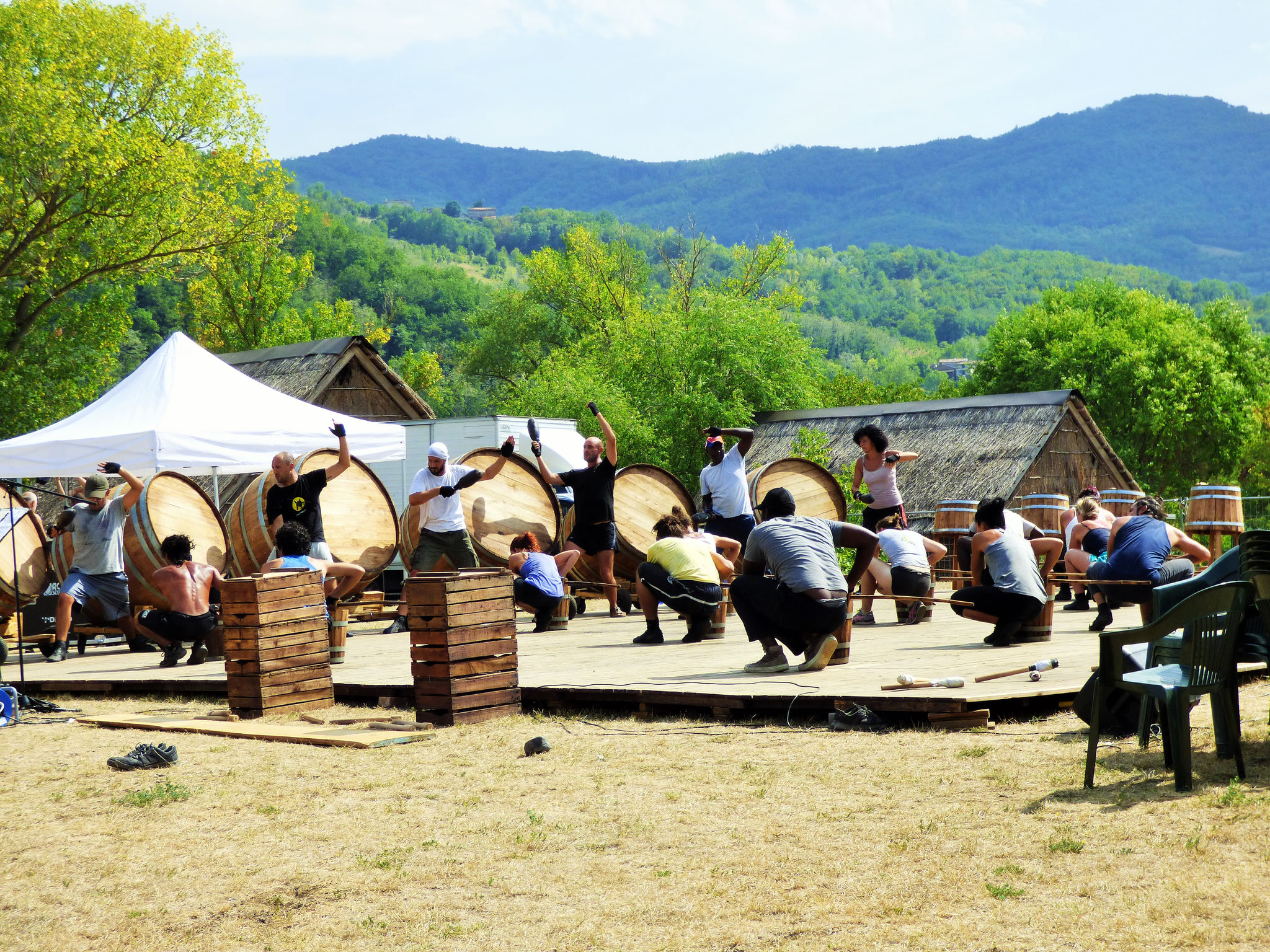 prove generali di Cant'ieri Festival Parco Archeologico Travo (PC)