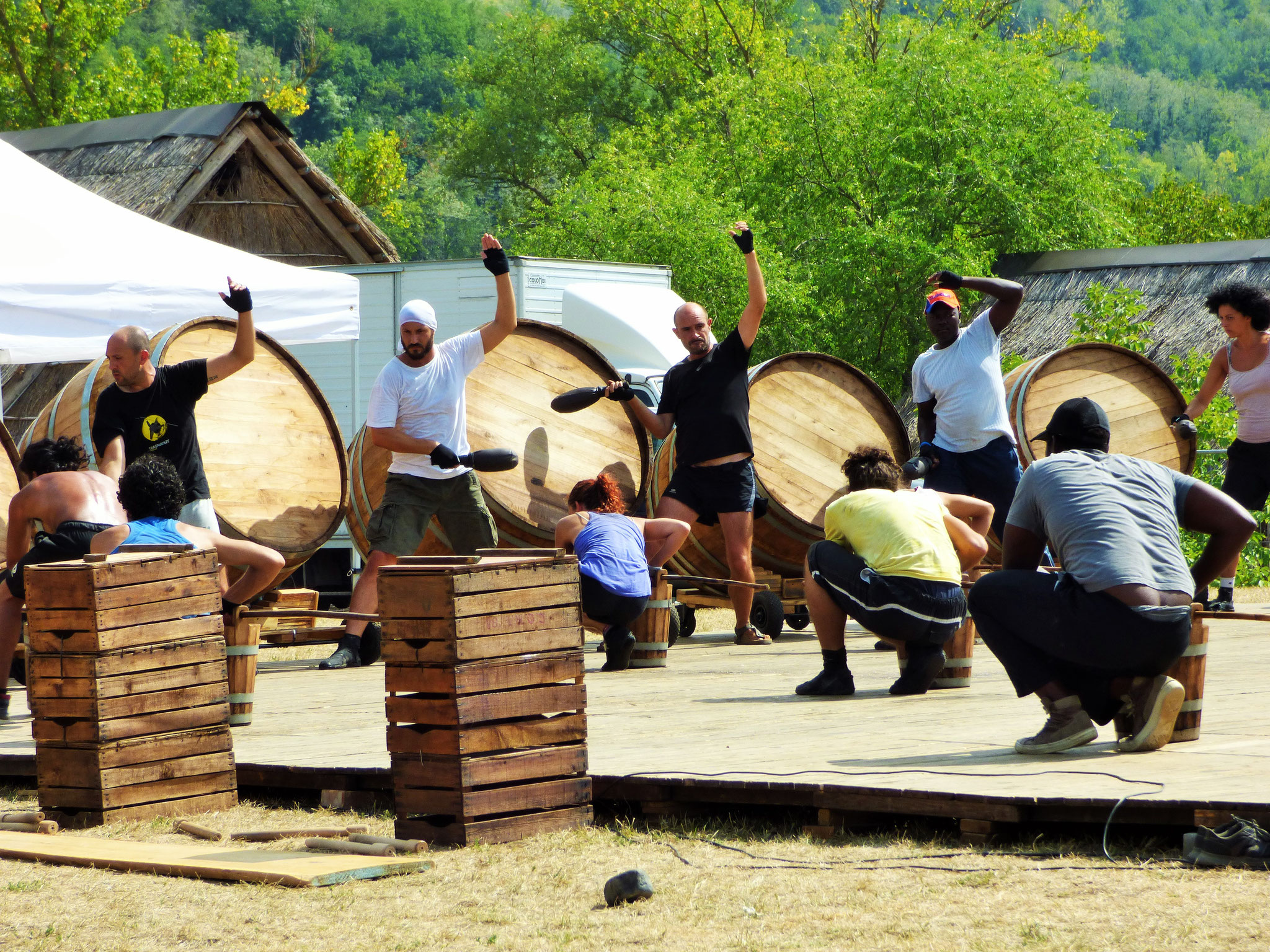 prove generali di Cant'ieri Festival Parco Archeologico Travo (PC)