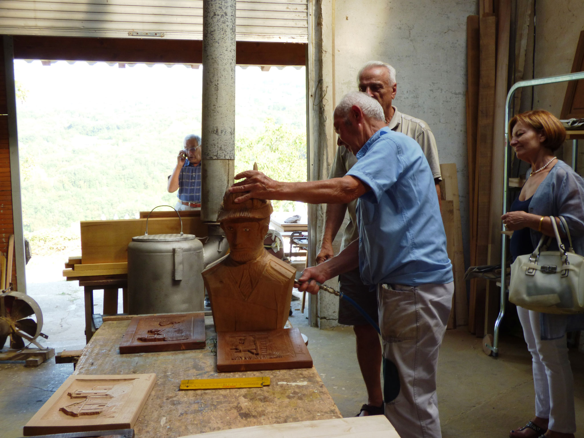 la bottega di Cesarino Sartori