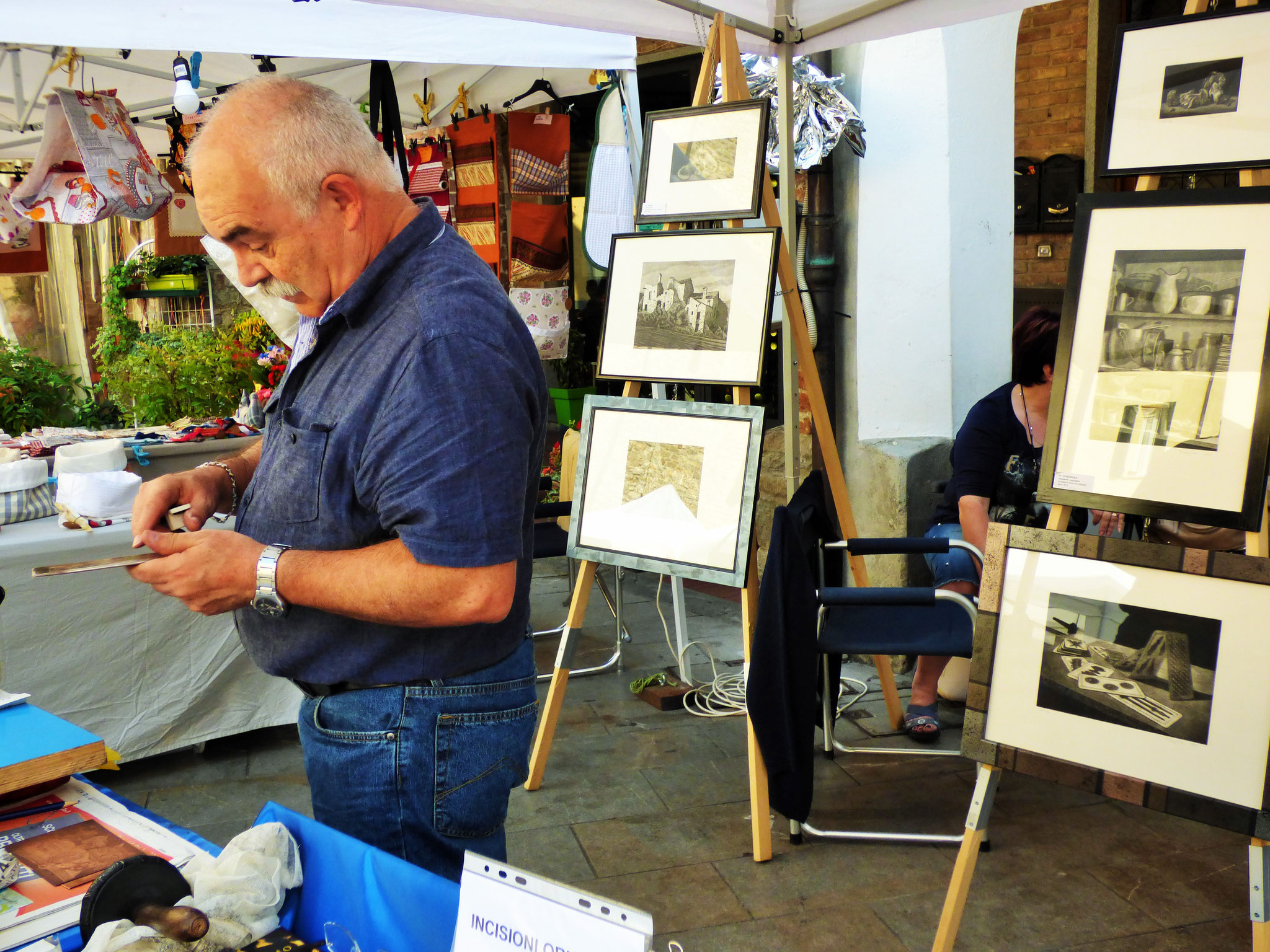 Bobbio 16 agosto  ArTre in piazza con Laboratori creativi  e mercatino artigianale