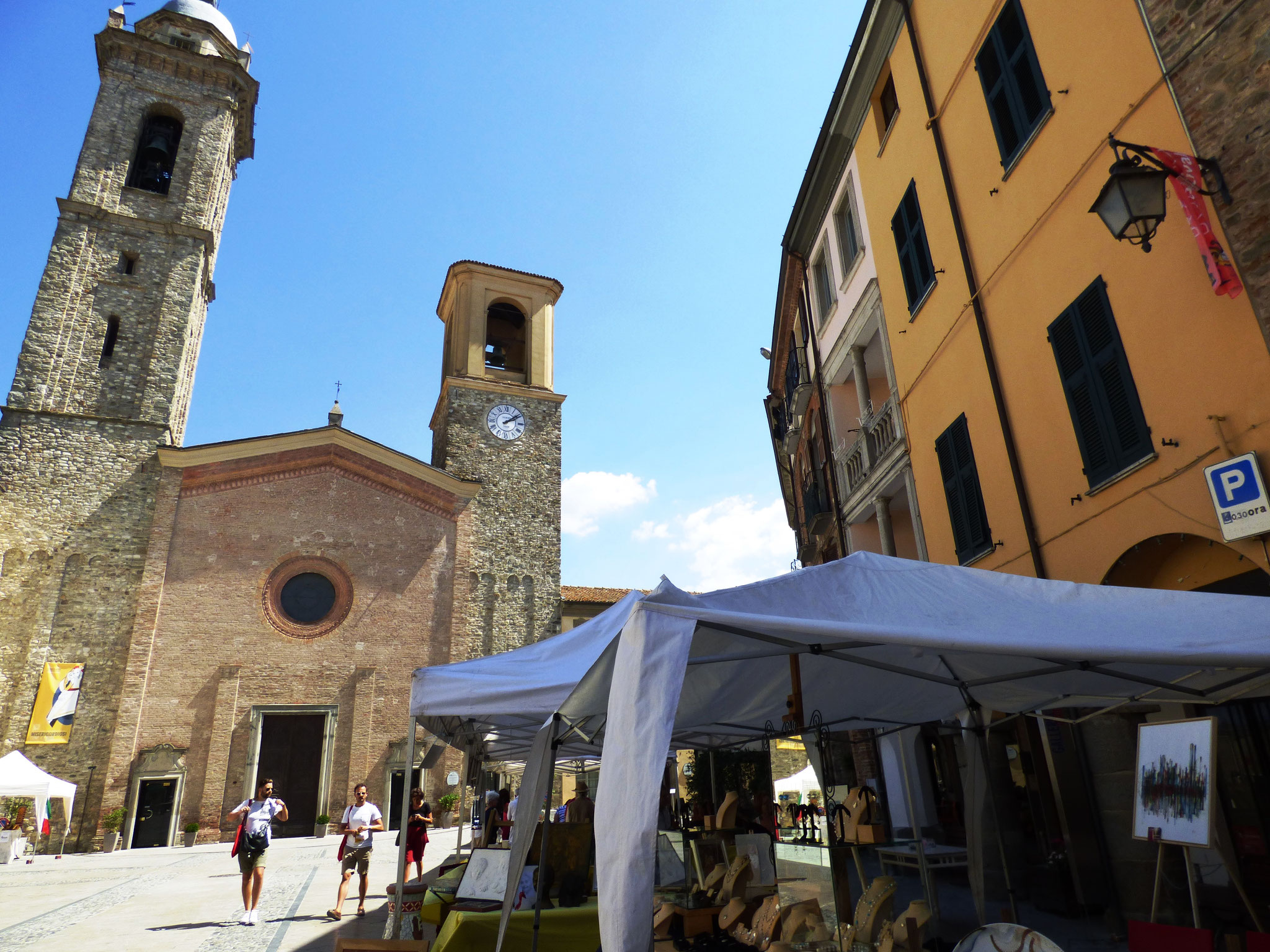 gli "Artigiani Creativi" di ArTre  Bobbio 14 agosto