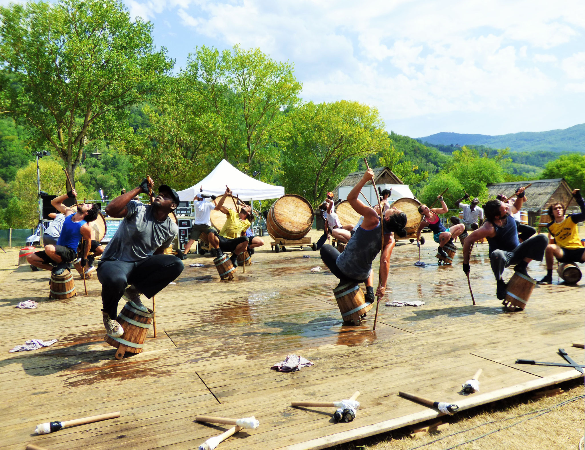 prove generali di Cant'ieri Festival Parco Archeologico Travo (PC)