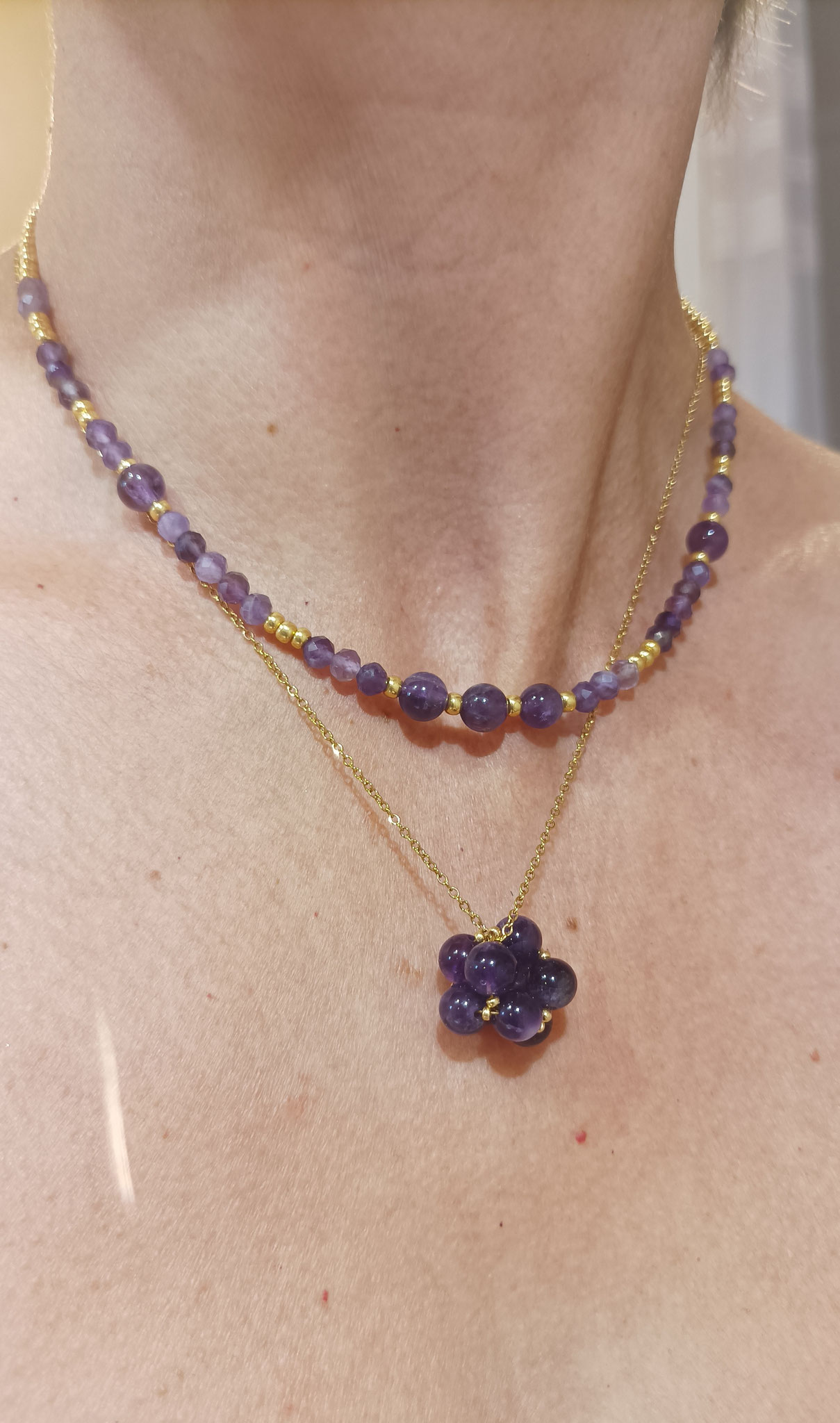 Collier Merkaba - Améthyste - 26€
