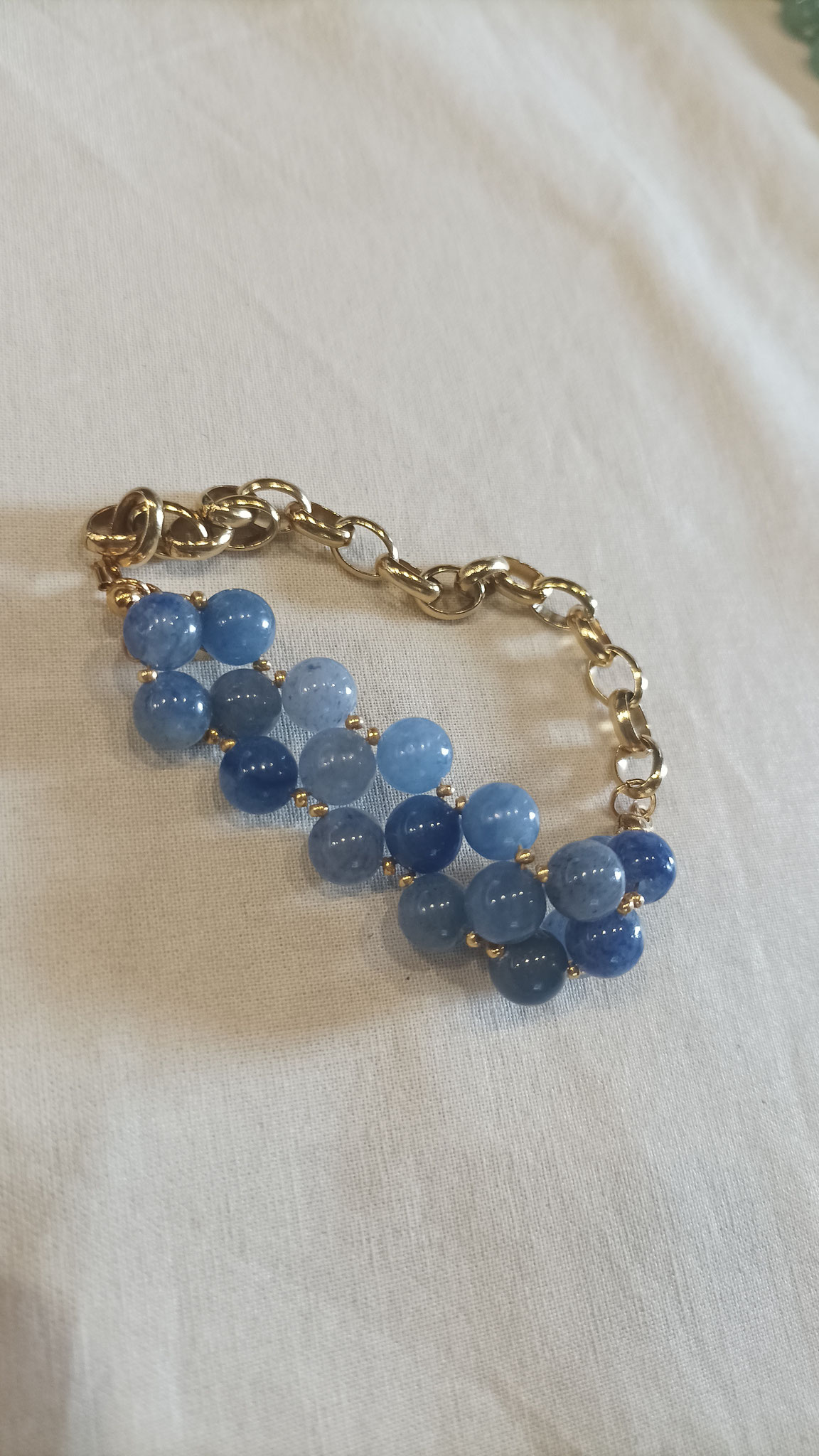 Bracelet ORNELA - Aventurine bleue - 50€