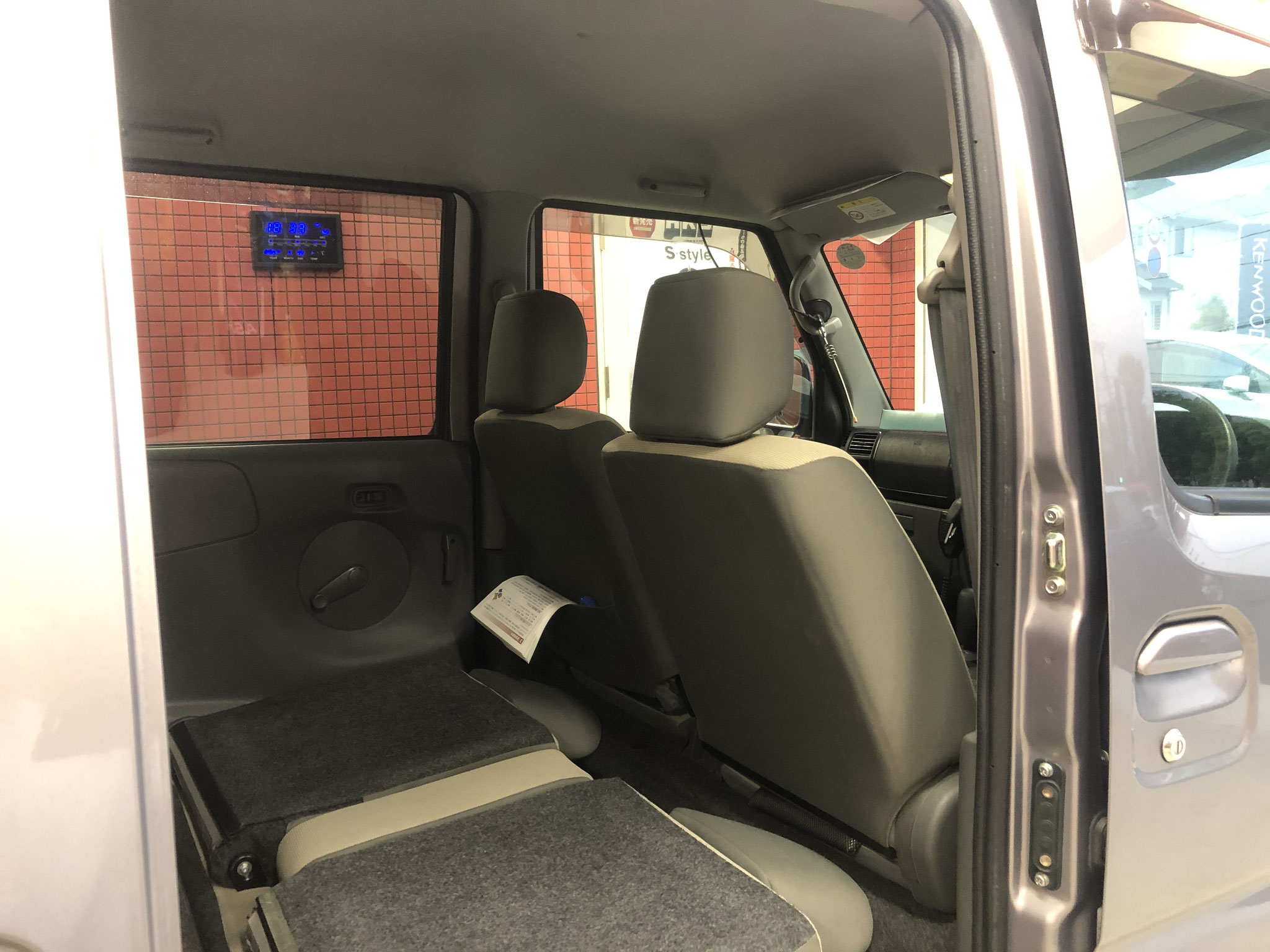 Nv100クリッパー 軽箱ワゴン車用セパレーターエアコン用 ワンオフ作製 取付 株式会社遊車