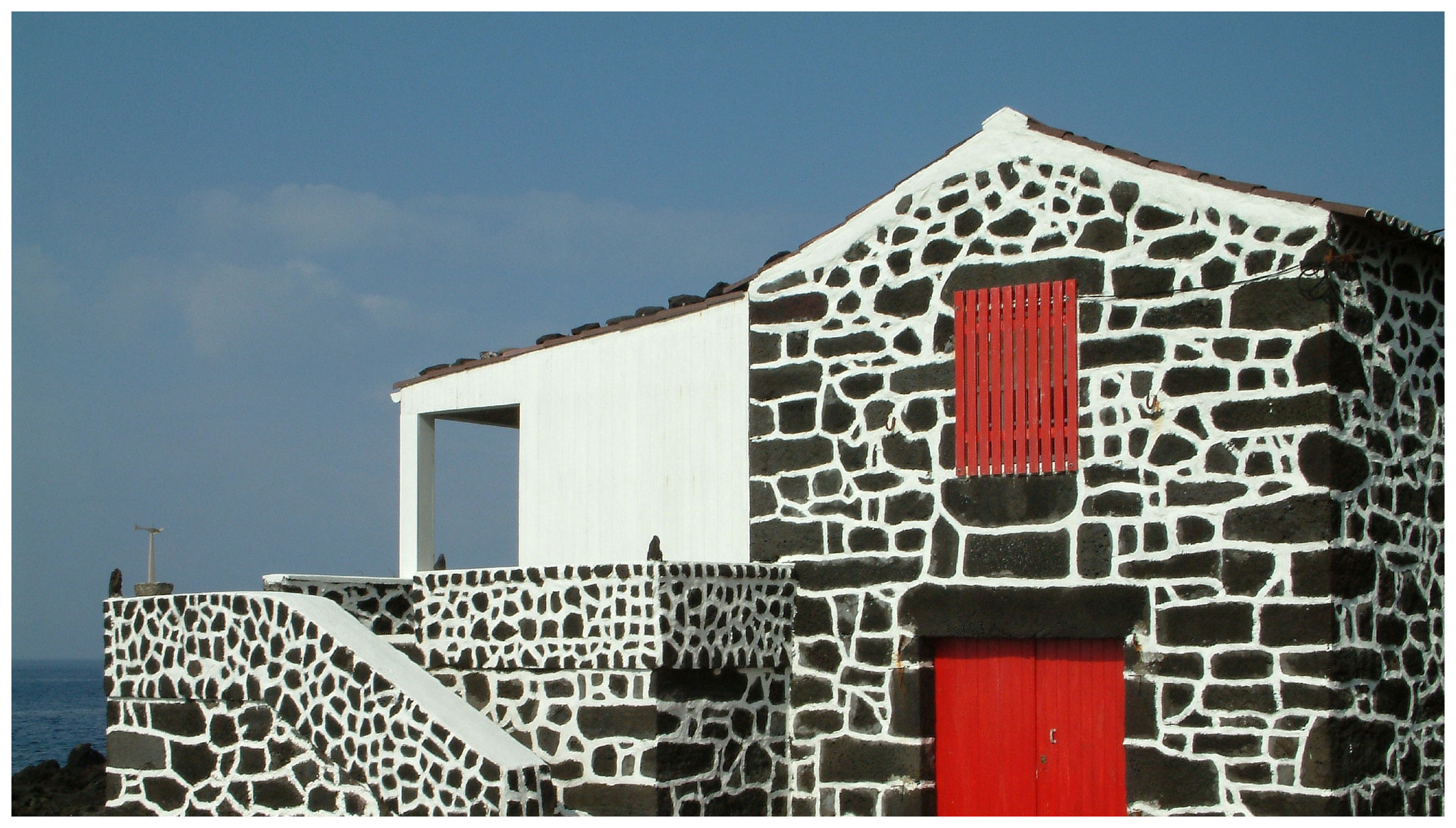 Haus aus Vulkangestein • Pico