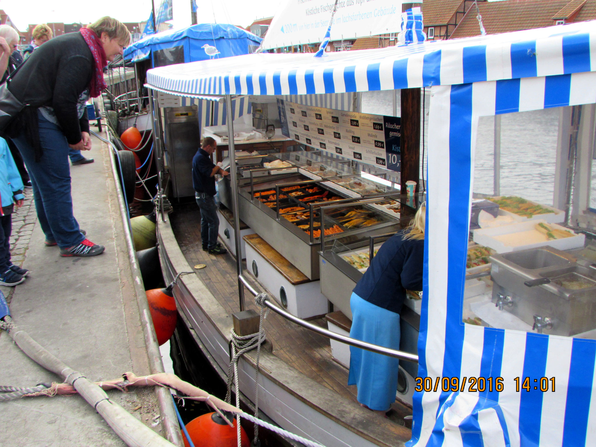 Fischverkauf in Wismar