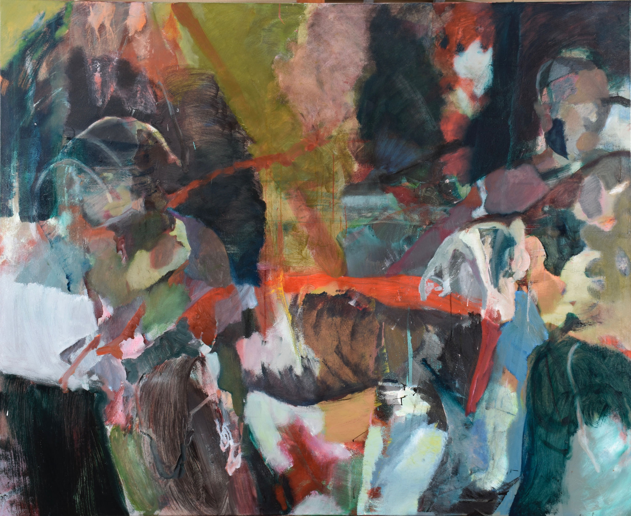 91  |  Ohne Titel  |  2023 |  Öl auf Leinwand  |  130 x 160 cm