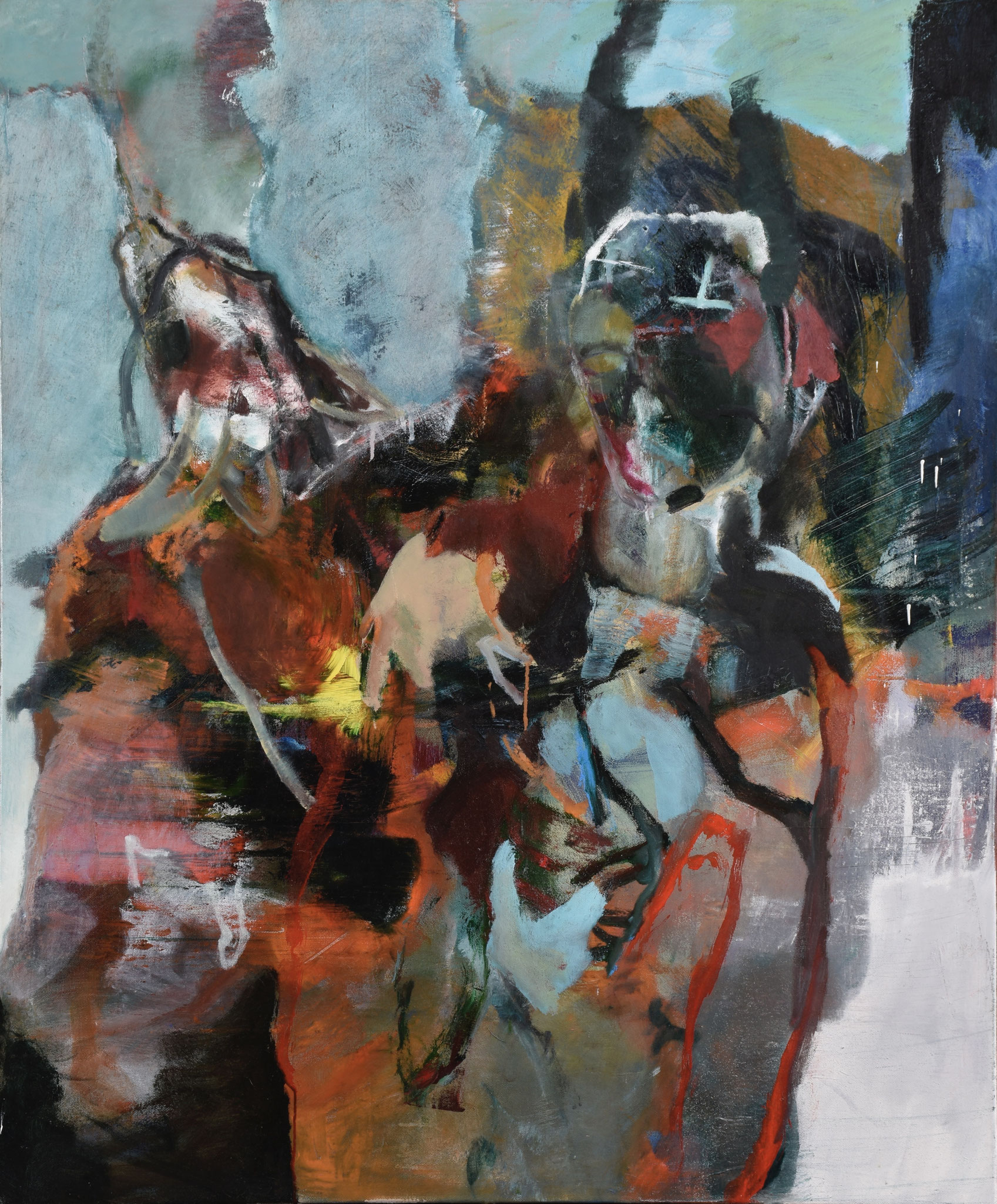 107  |  Ohne Titel  |  2024  |  Öl auf Leinwand  |  120 x 140 cm