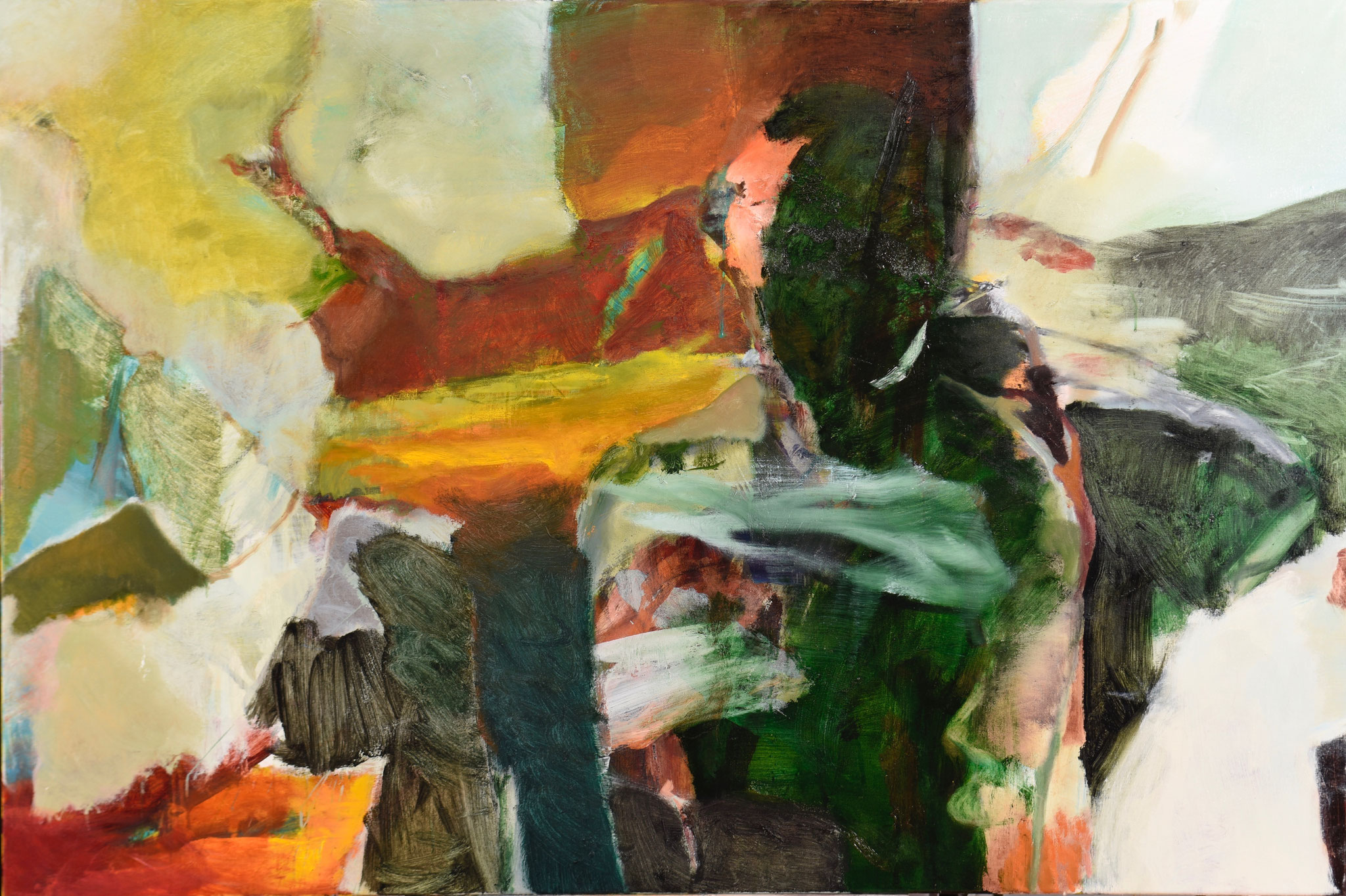 49  |  Ohne Titel  |  2018  |  Öl auf Leinwand  |  100 x 150 cm