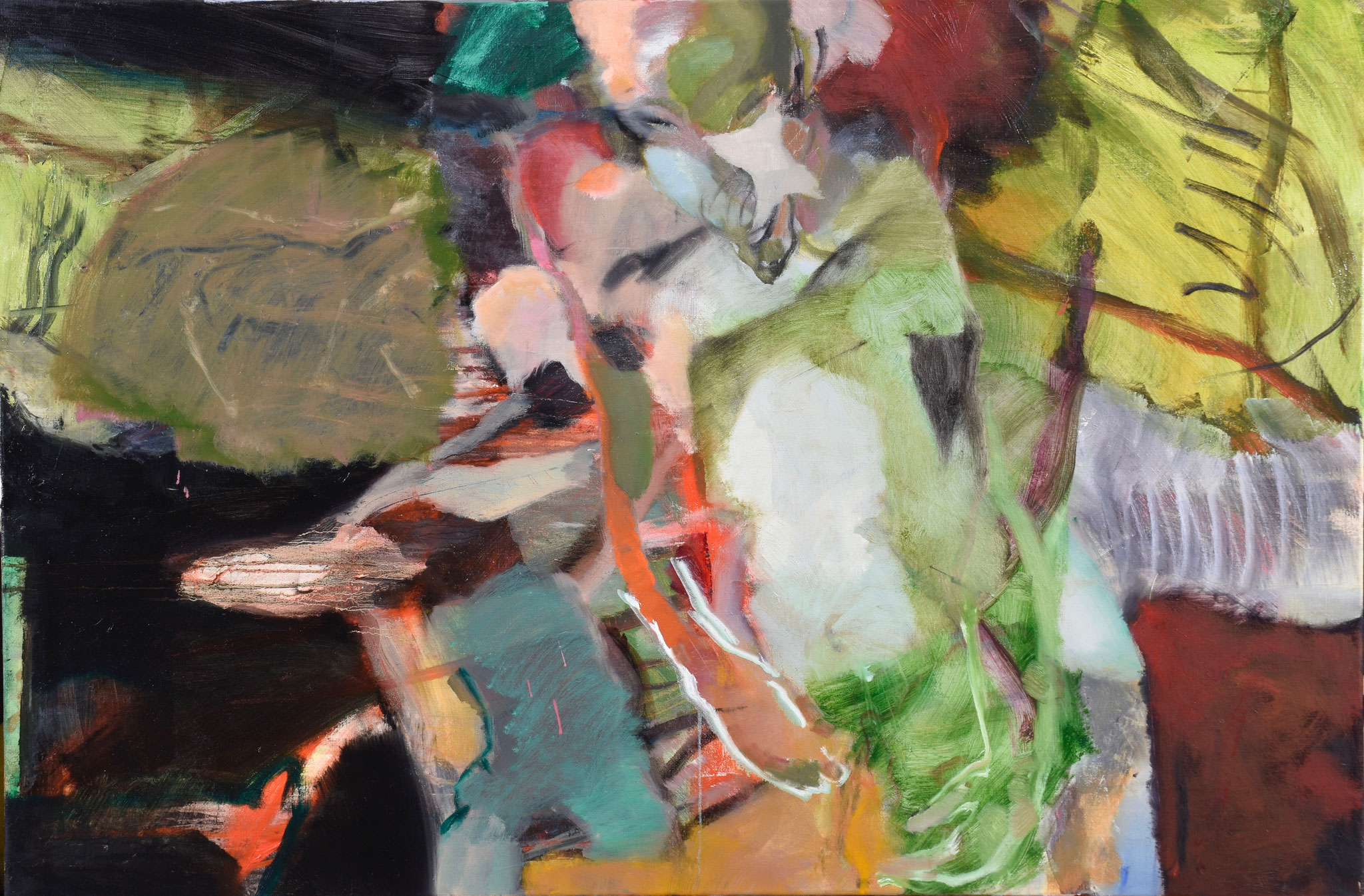93  |  Ohne Titel  |  2021 |  Öl auf Leinwand  |  100 x 150 cm