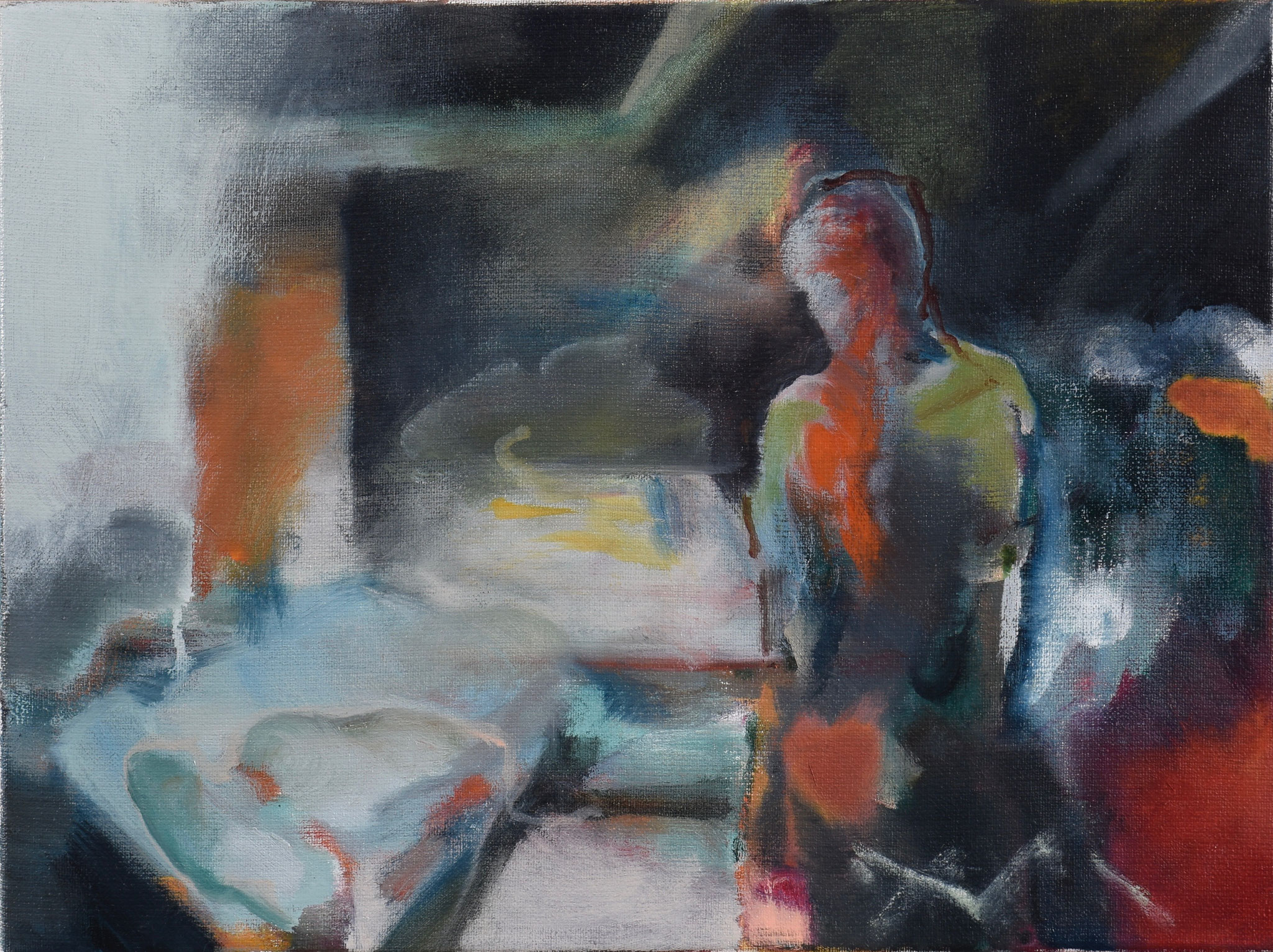 77  |  Ohne Titel  |  2020  |  Öl auf Leinwand  |  30 x40 cm