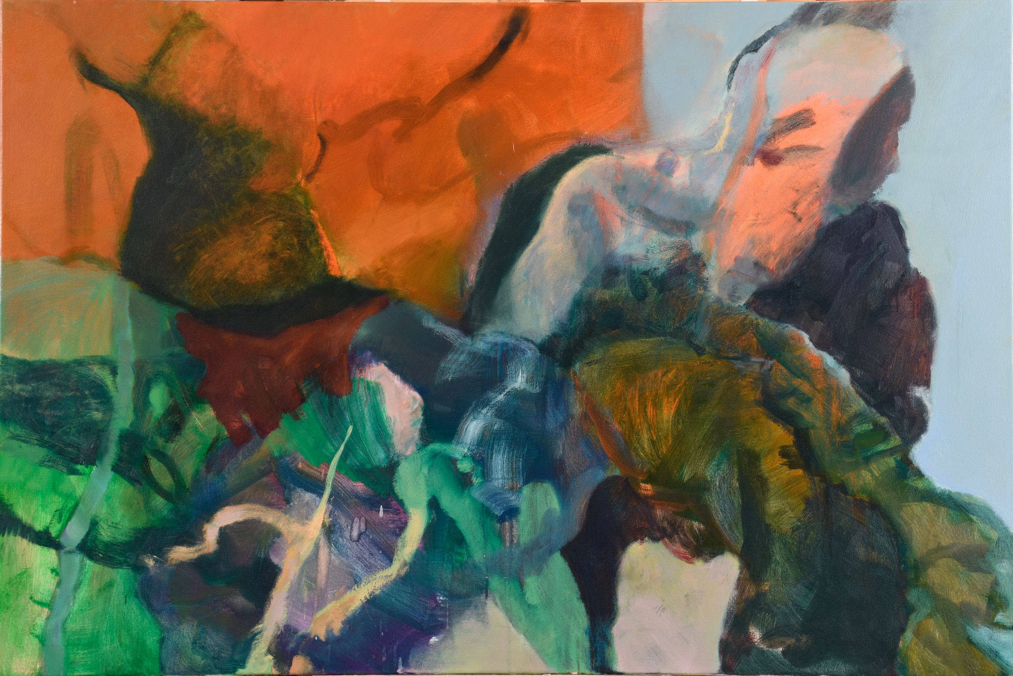 61  |  Ohne Titel  |  2018  |  Öl auf Leinwand  |  100 x 150 cm