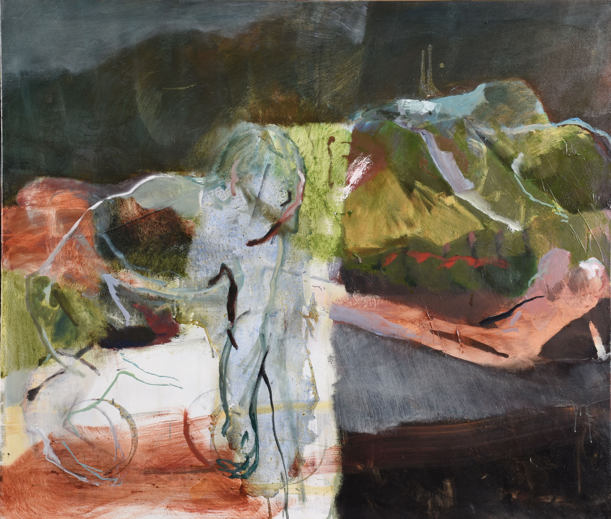 102  |  Ohne Titel  |  2024  |  Öl auf Leinwand  |  120 x 140 cm