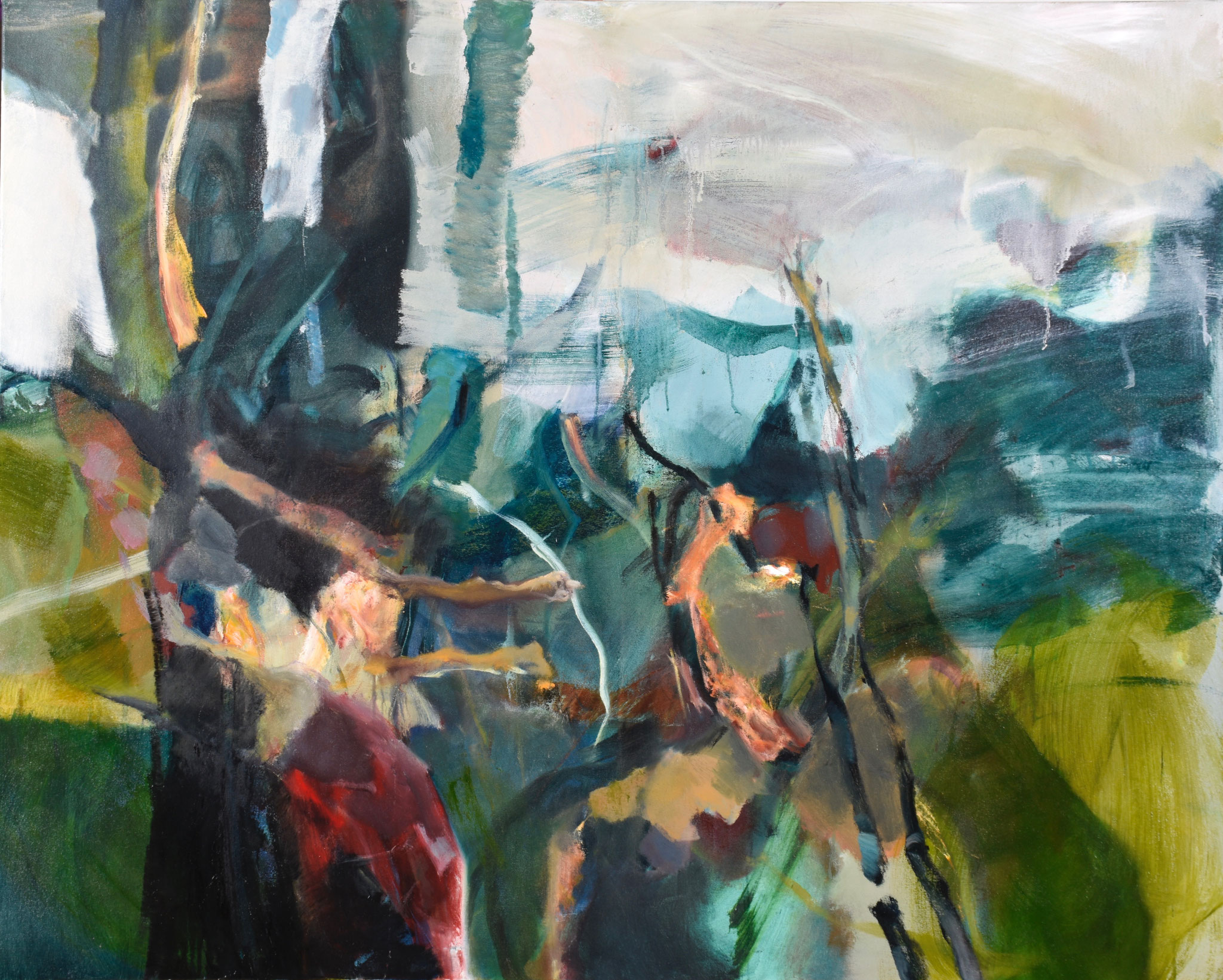 90  |  Ohne Titel  |  2023 |  Öl auf Leinwand  |  120 x 150 cm